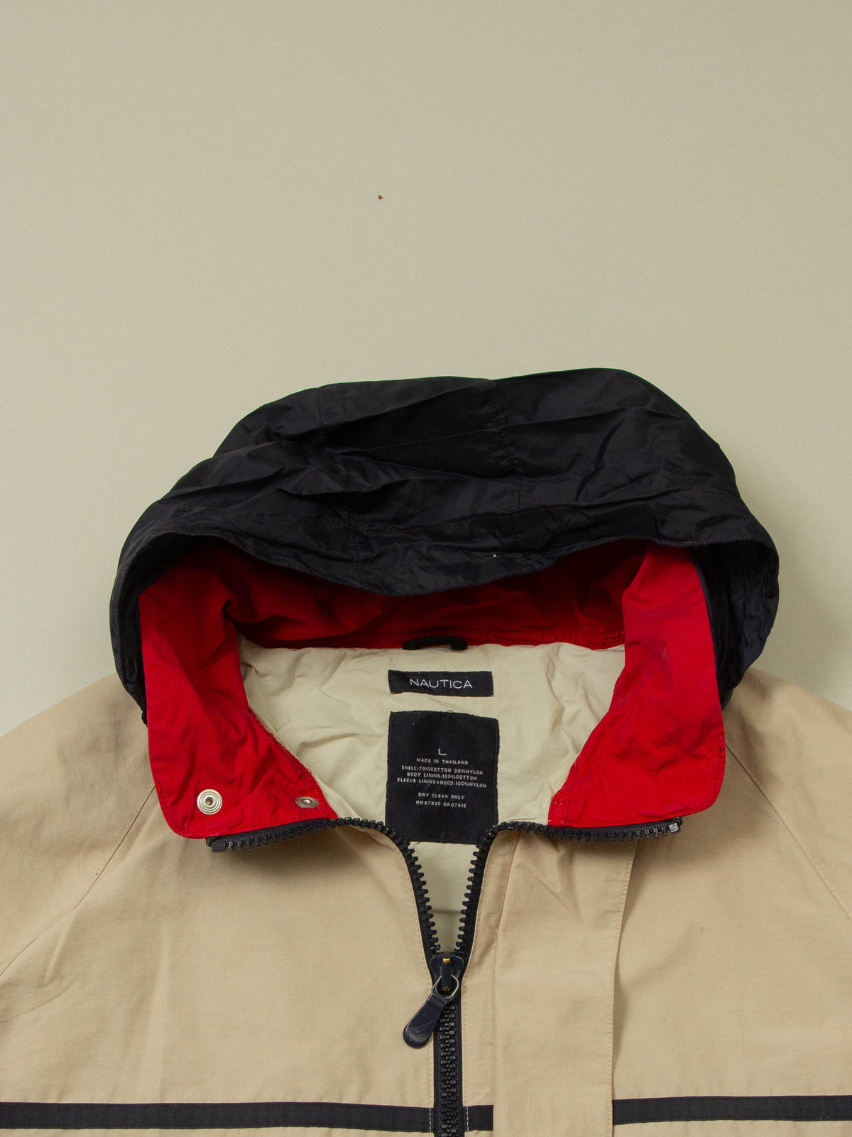 Vtg 1990s Nautica Windbreaker Sports Jacket (L)