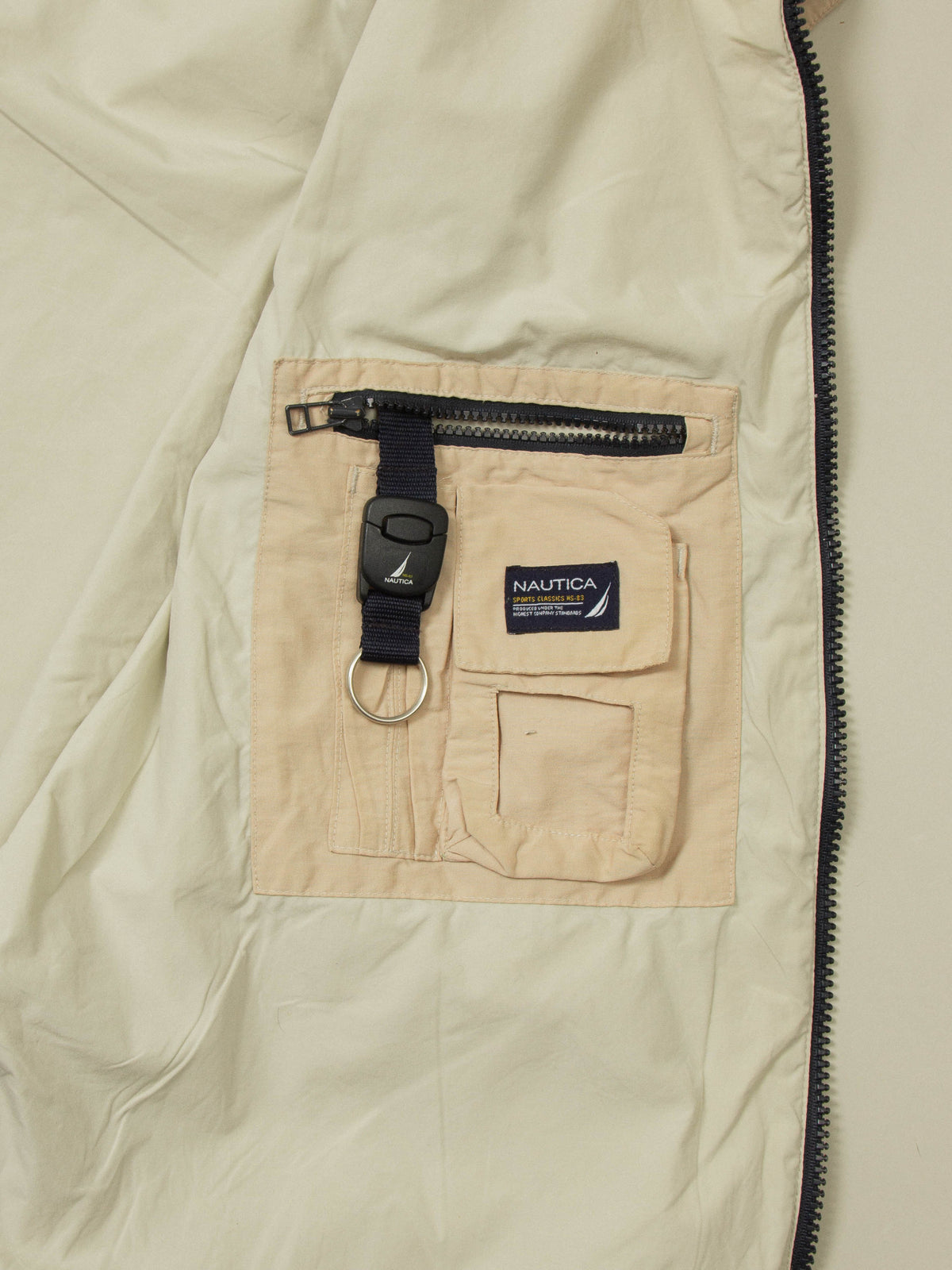 Vtg 1990s Nautica Windbreaker Sports Jacket (L)