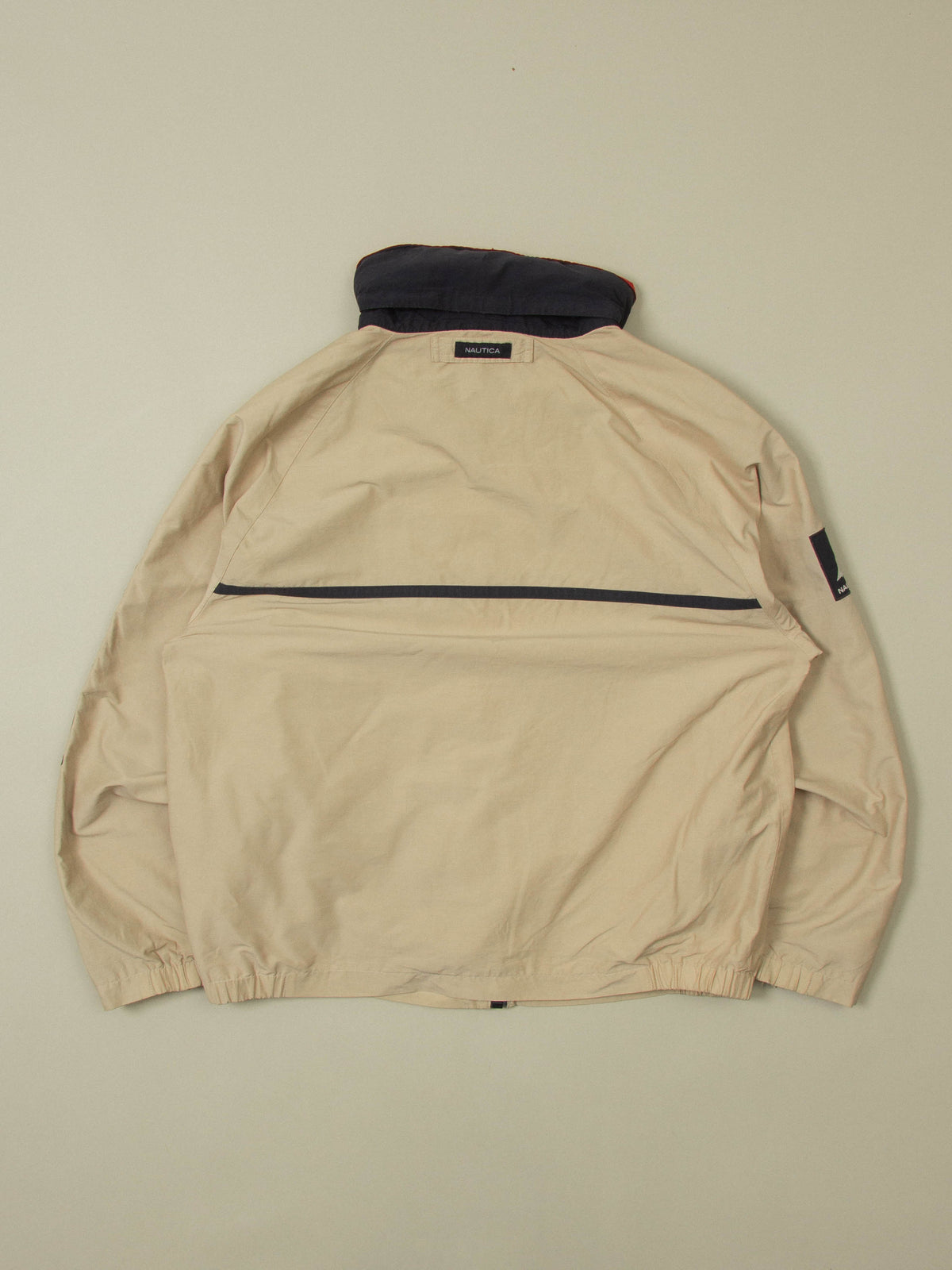 Vtg 1990s Nautica Windbreaker Sports Jacket (L)