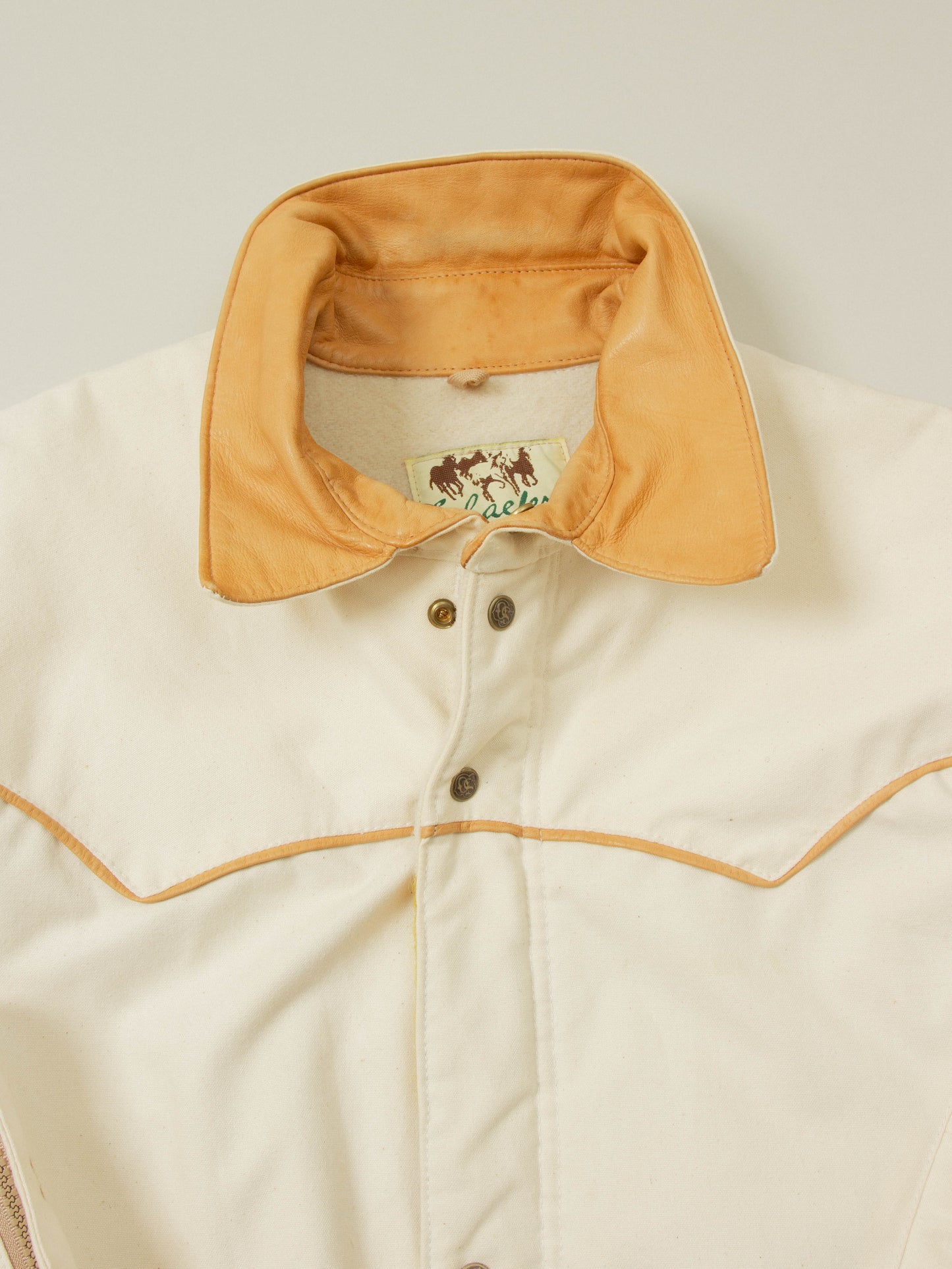 Vtg 1980s Western Schafer Coat - Made in USA (M)