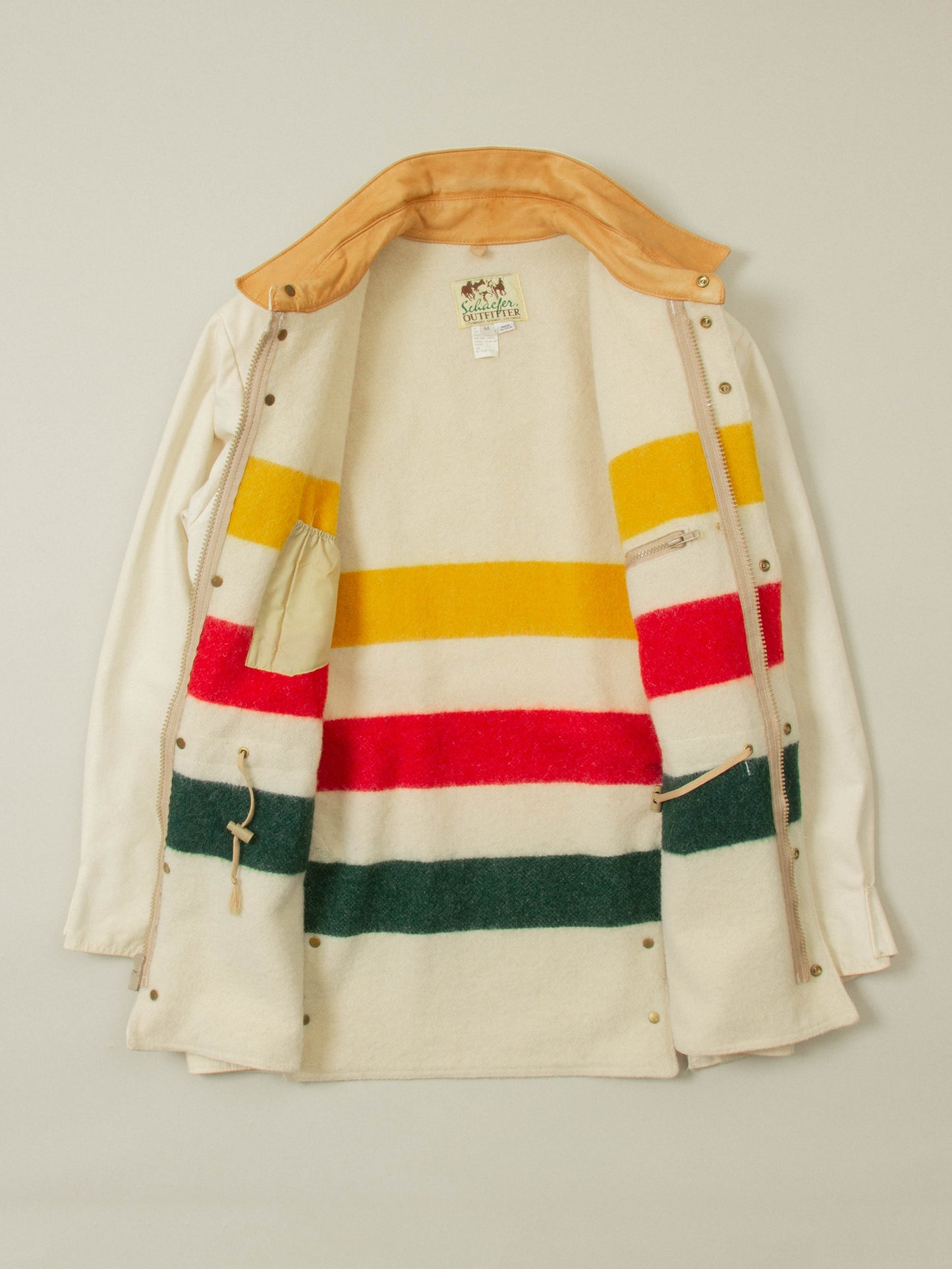 Vtg 1980s Western Schafer Coat - Made in USA (M)