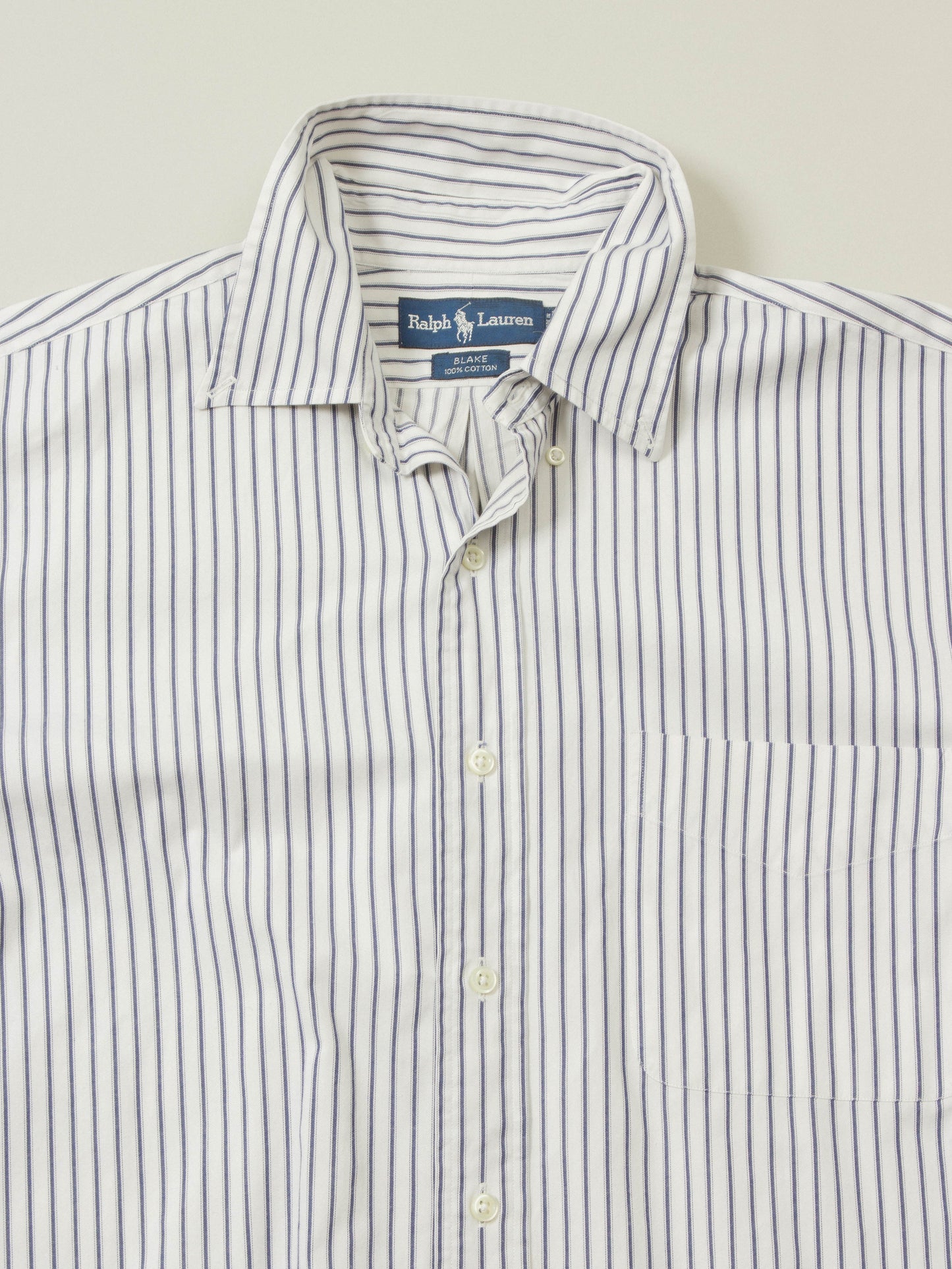 Vtg 1990s Striped Ralph Lauren Shirt (L)