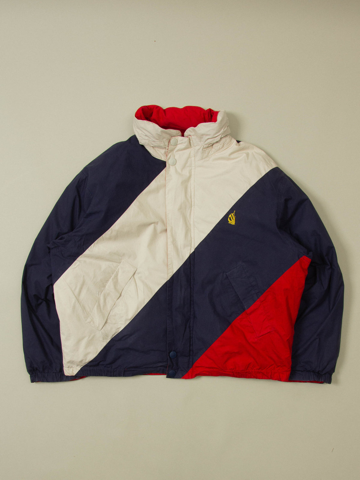 Vtg 1990s Nautica Down Sports Jacket (L)