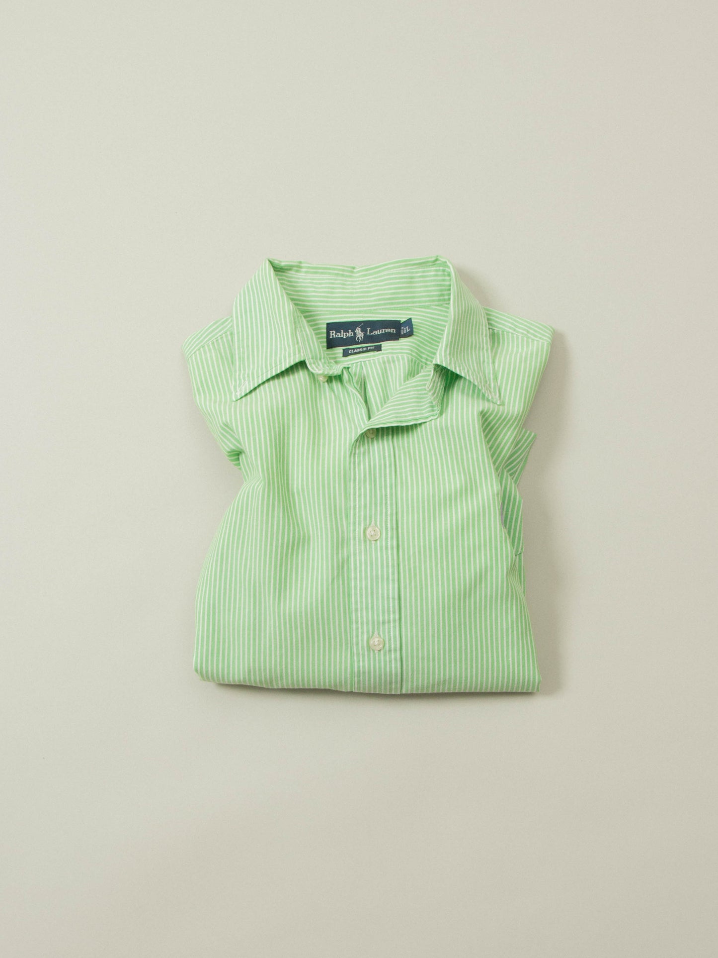 Vtg 1990s Striped Ralph Lauren Shirt (M)