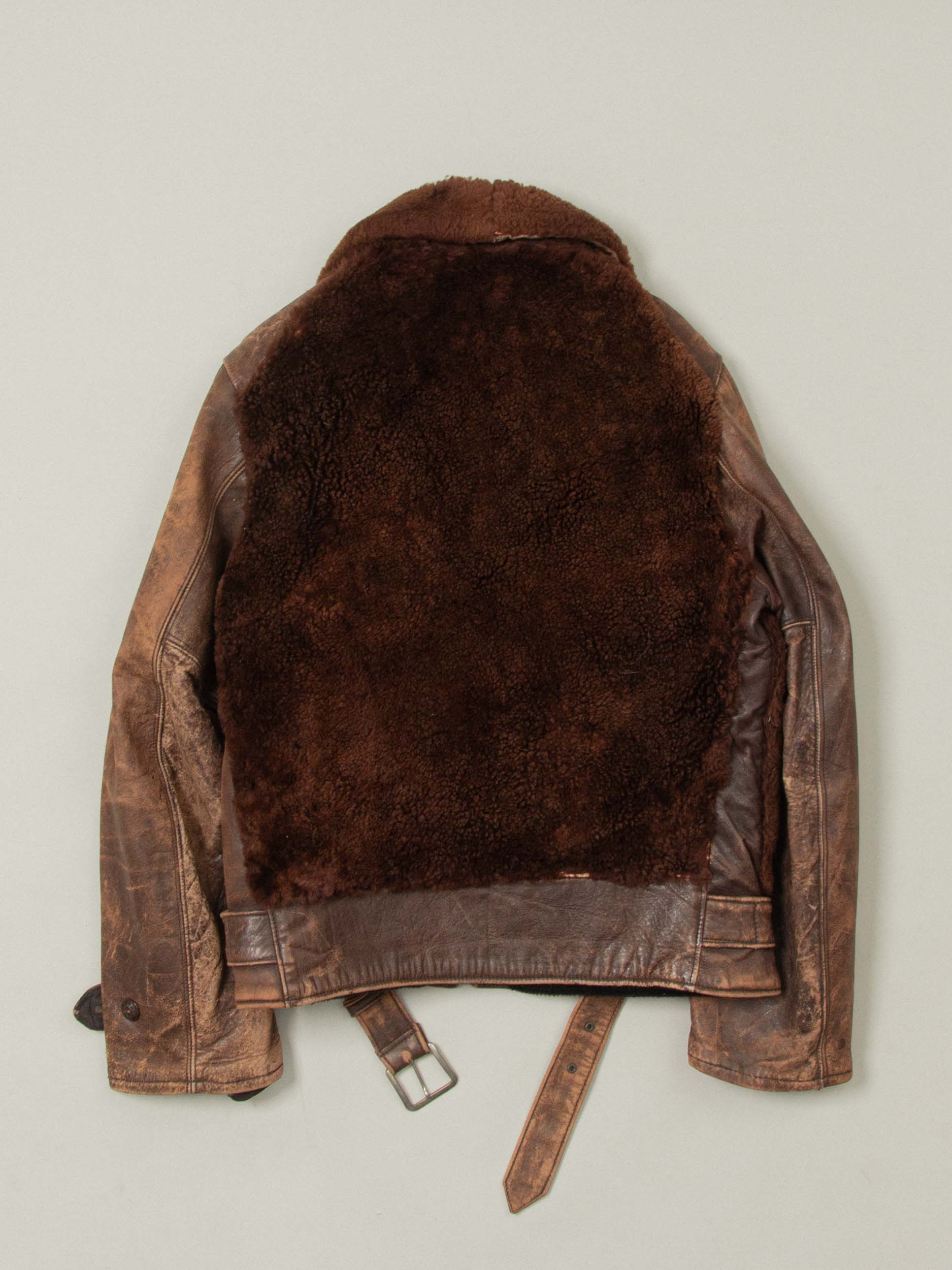 Vtg Rare 1930s Laskin Lamb 'Grizzly' Leather Jacket (M) – Broadway