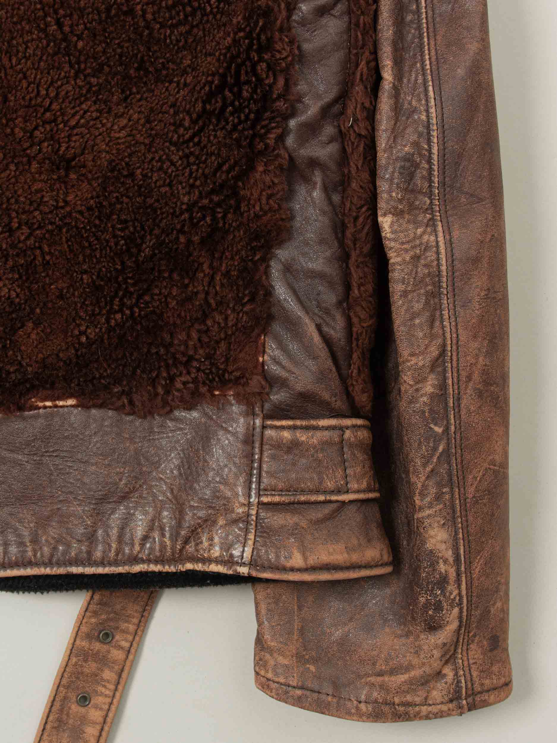 Vtg Rare 1930s Laskin Lamb 'Grizzly' Leather Jacket (M) – Broadway