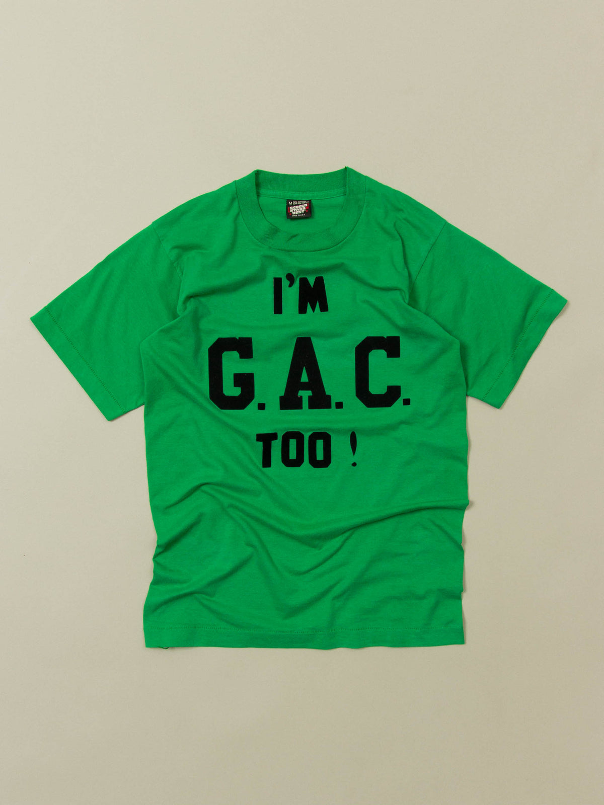 Vtg 1990s "G.A.C." Single Stitch Tee – Made in USA (S/M)