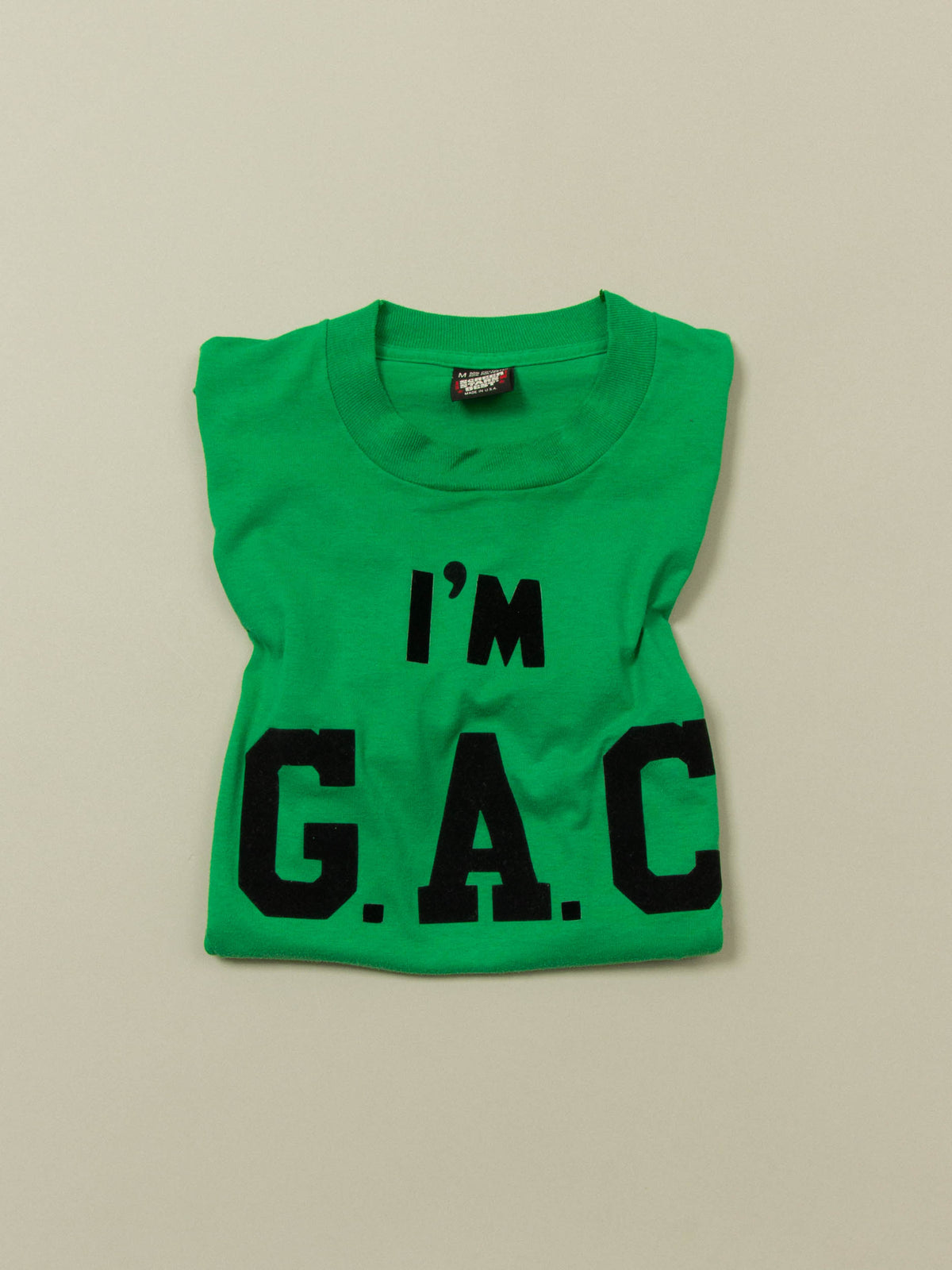 Vtg 1990s "G.A.C." Single Stitch Tee – Made in USA (S/M)