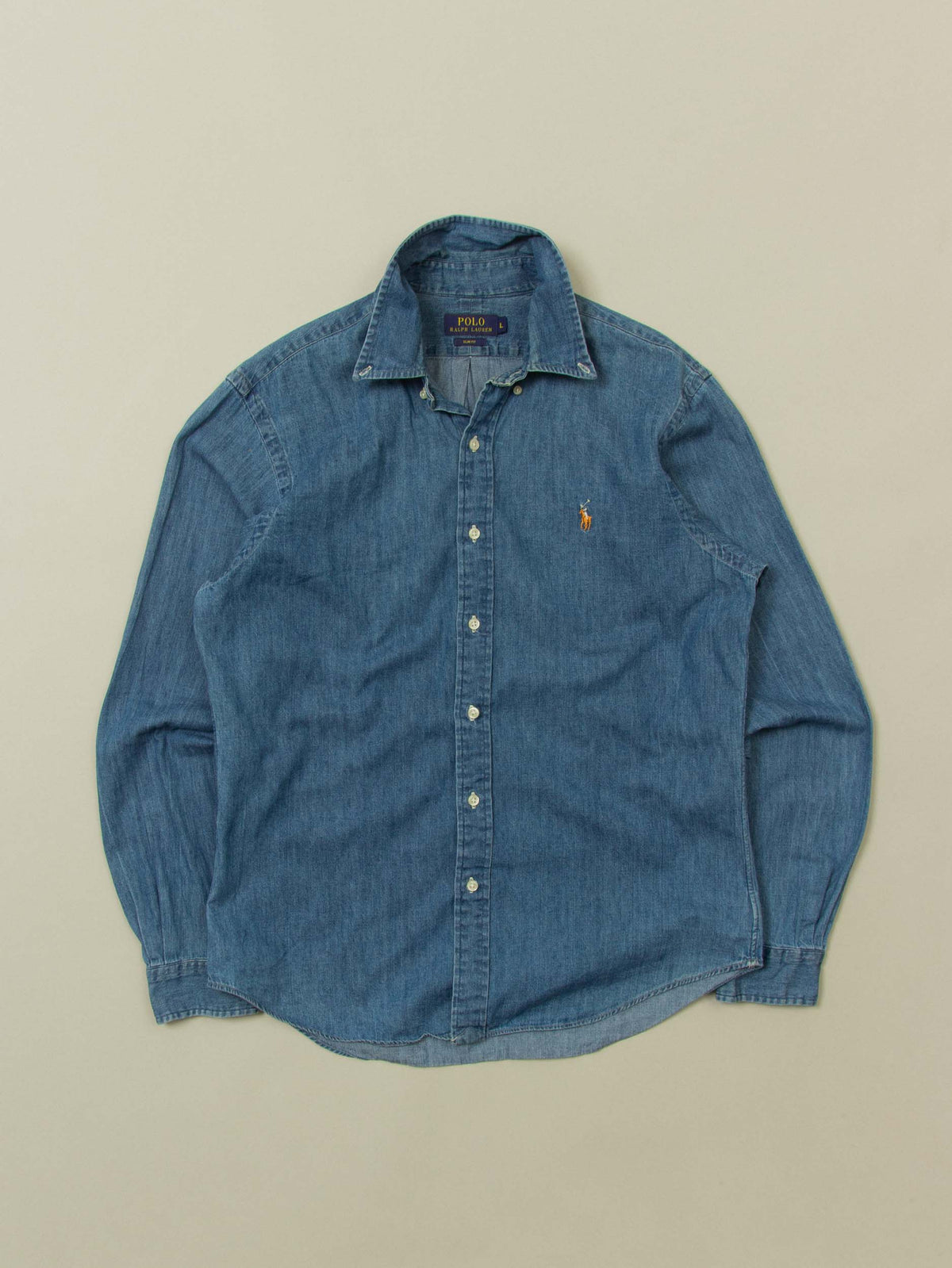 2000s Ralph Lauren Denim Shirt (L)