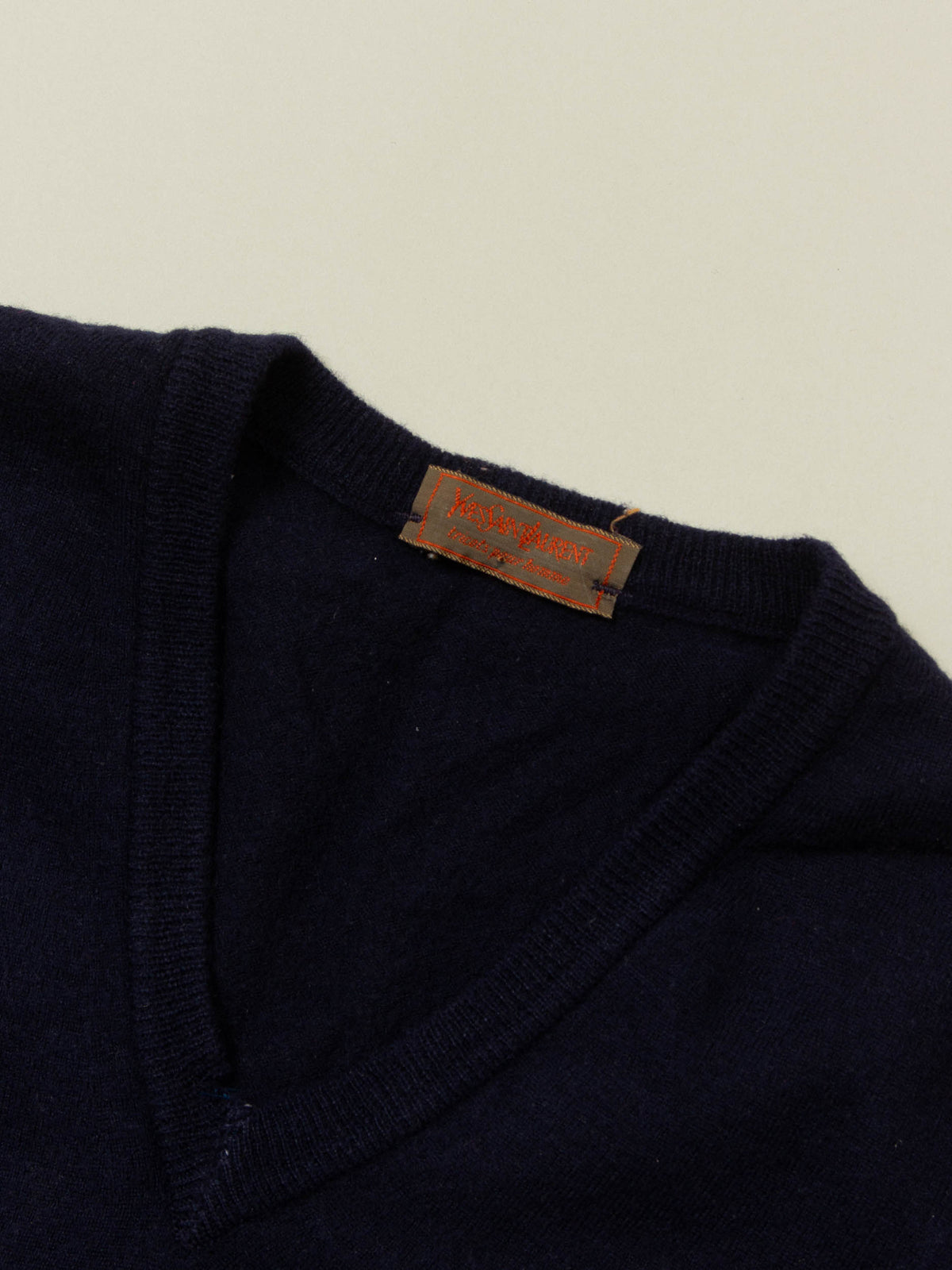 Vtg 1970s Yves Saint Laurent Merino Wool Vest (M/L)