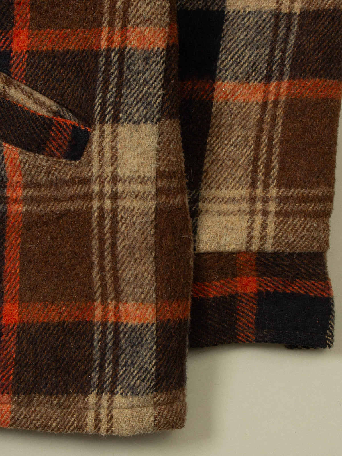 Vtg 1970s Sears Lined Wool Jacket - Made in Canada (L)