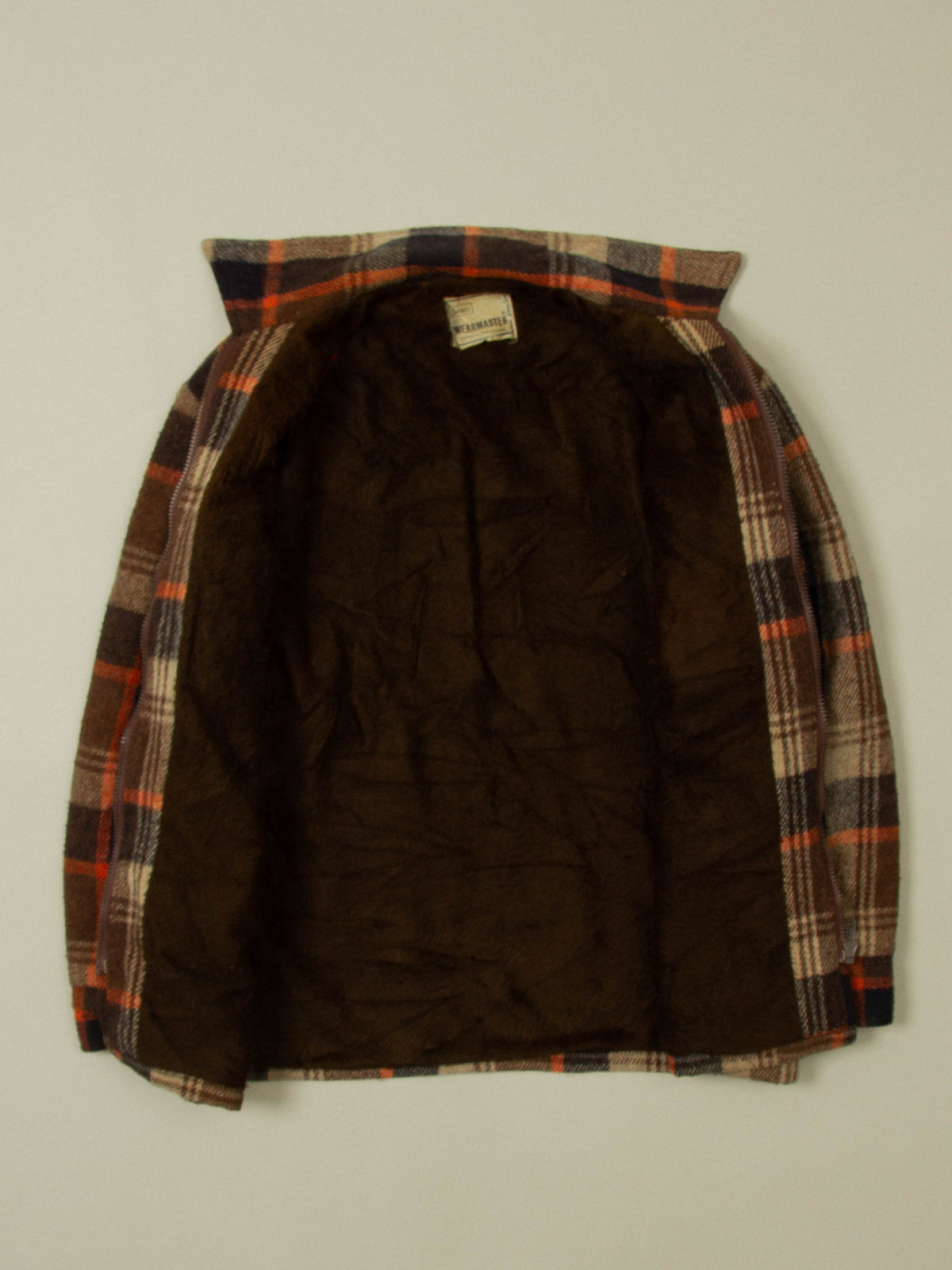 Vtg 1970s Sears Lined Wool Jacket - Made in Canada (L)