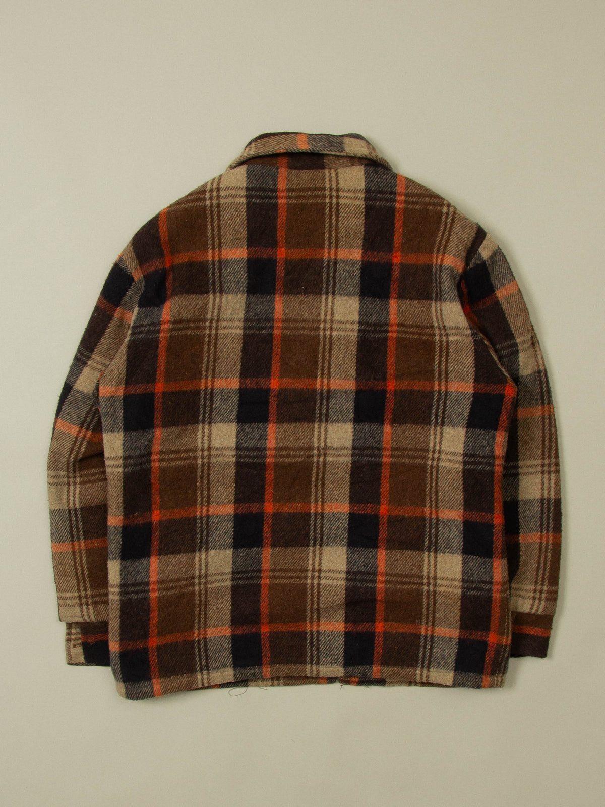 Vtg 1970s Sears Lined Wool Jacket - Made in Canada (L)