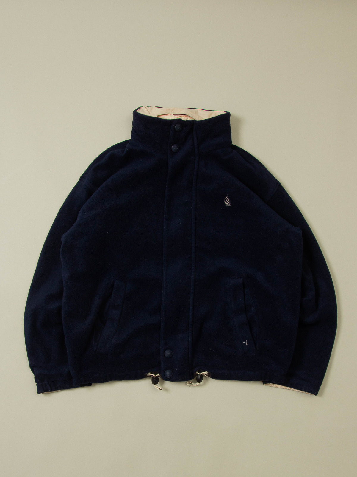 Vtg 1990s Nautica Reversible Windbreaker Sports Jacket (L)