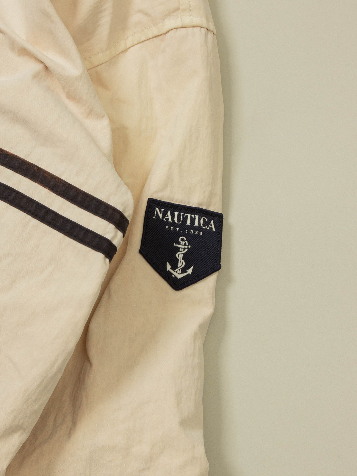 Vtg 1990s Nautica Reversible Windbreaker Sports Jacket (L)