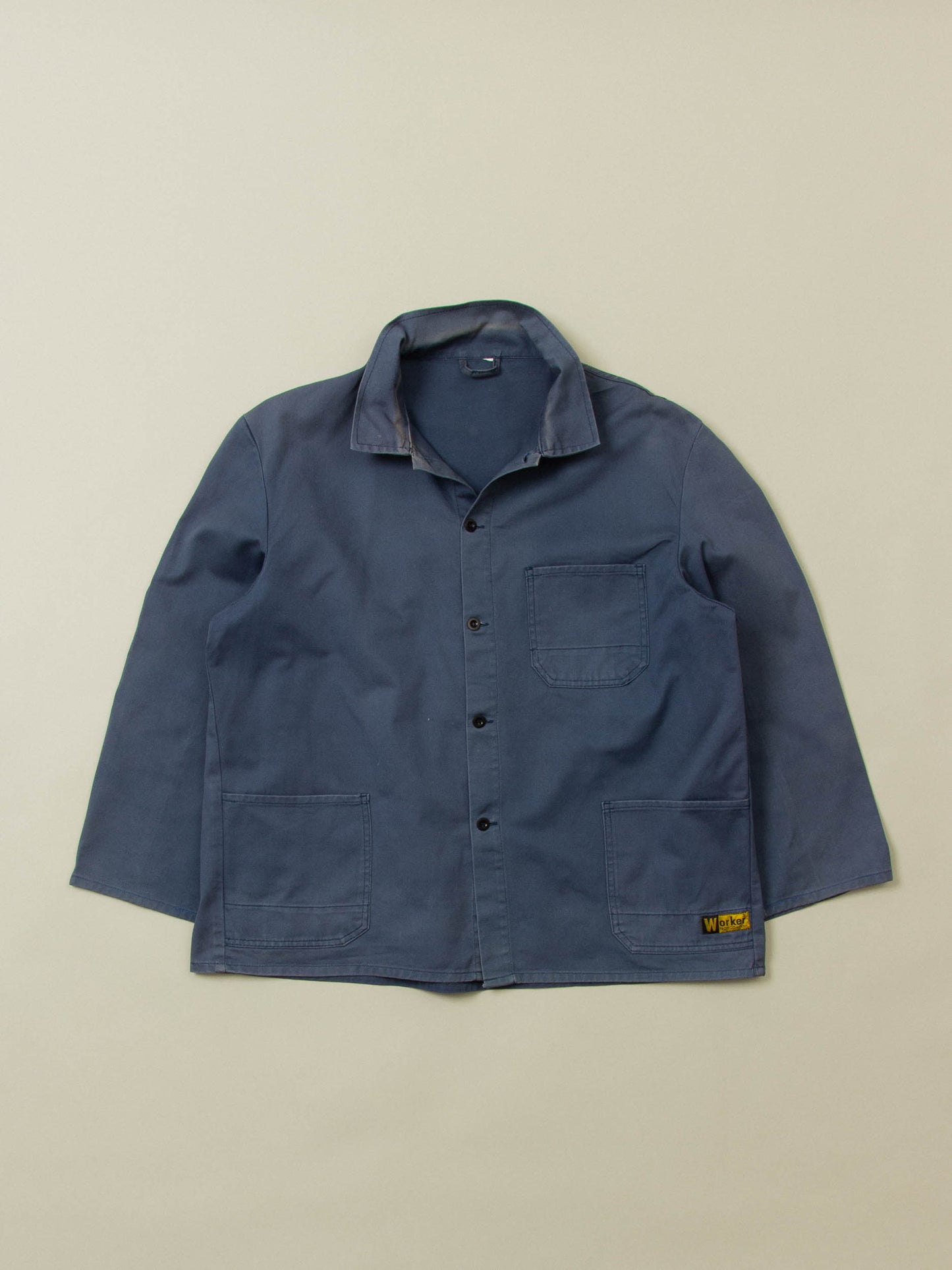 Vtg 1980s Faded Workwear Jacket (L)