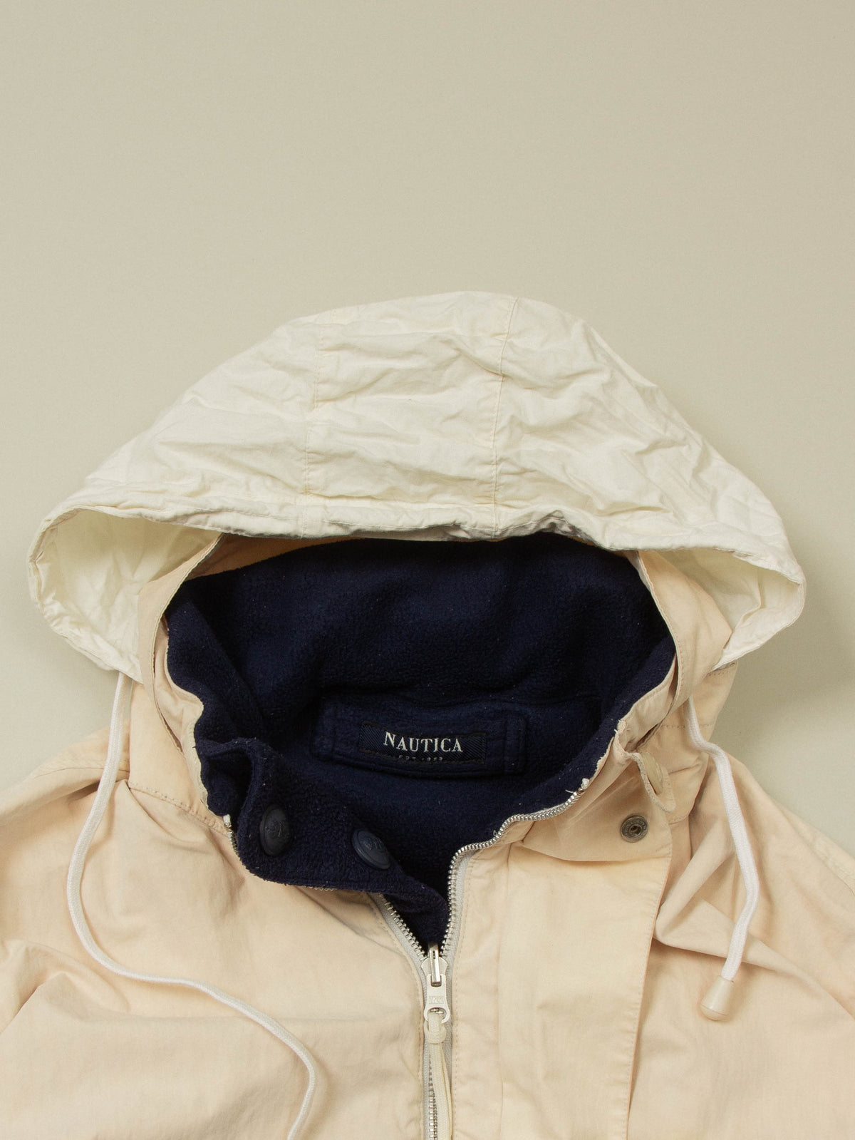 Vtg 1990s Nautica Reversible Windbreaker Sports Jacket (L)