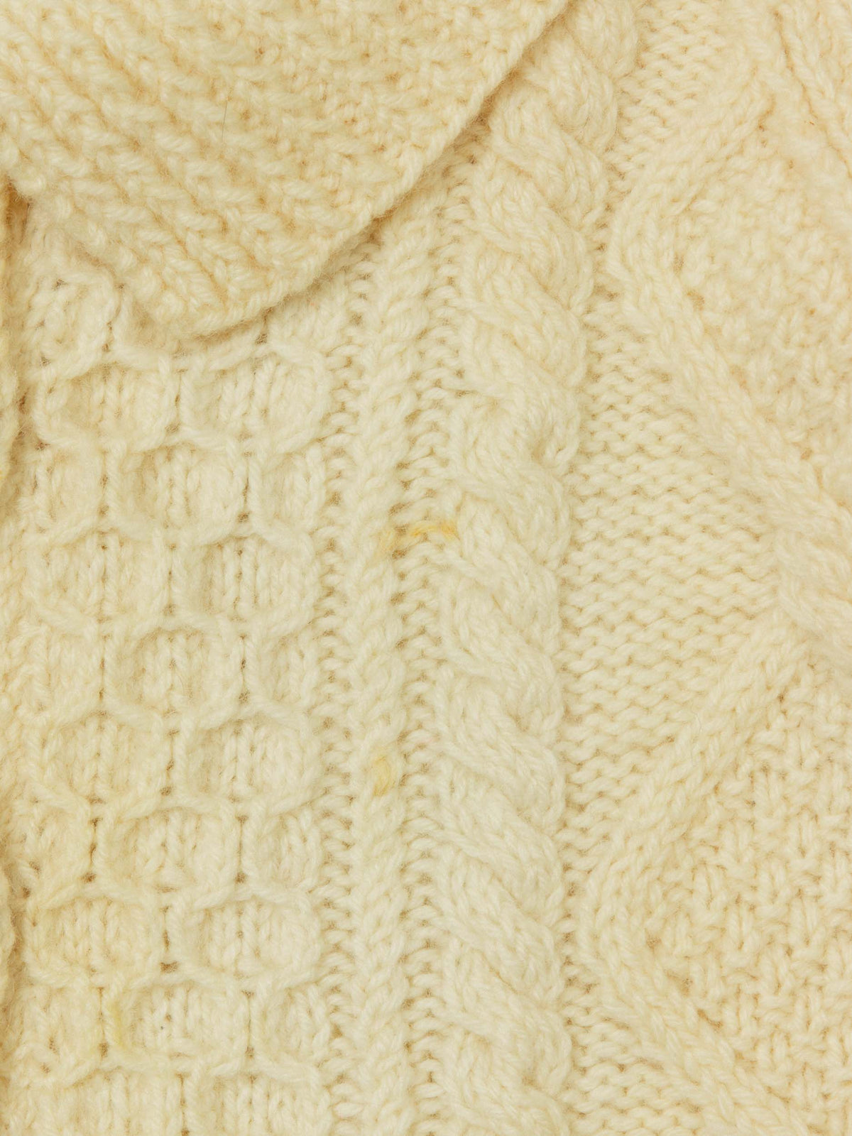 Vtg 1980s Women's Fisherman Knit Cardigan – Made in Ireland (L)