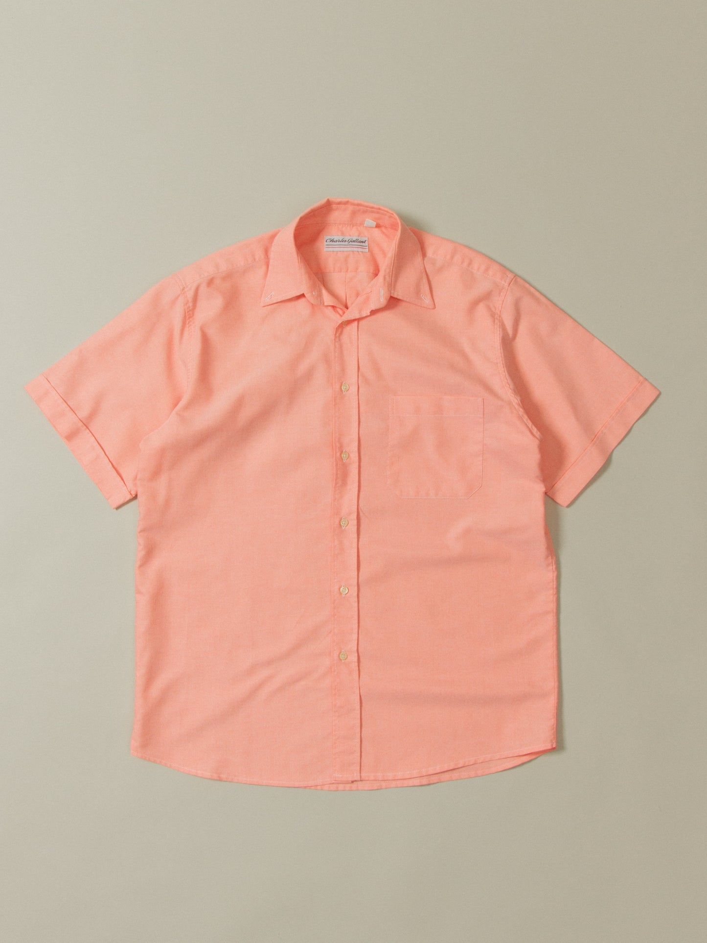 Vtg Short Sleeve Oxford Shirt (M)