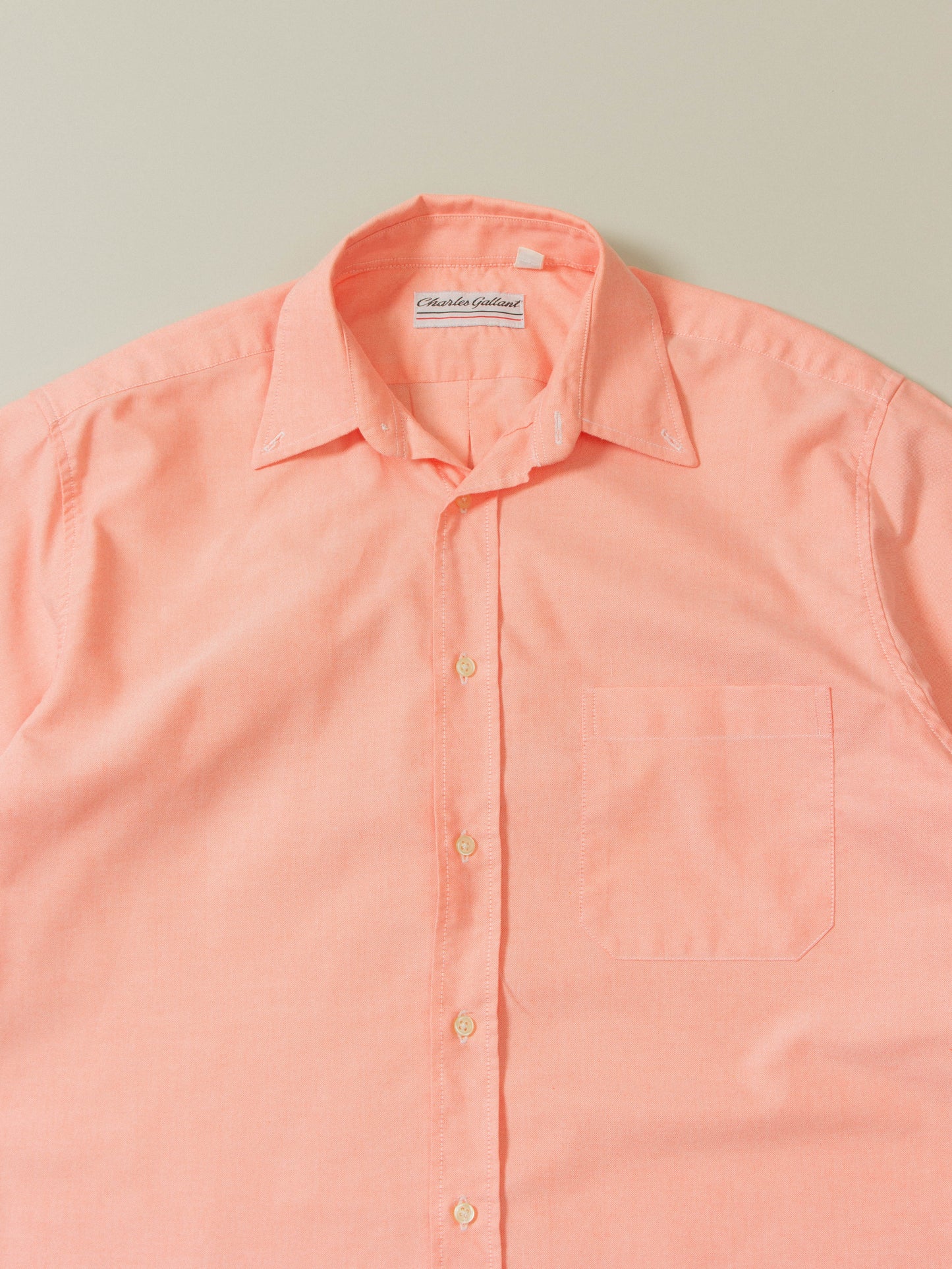 Vtg Short Sleeve Oxford Shirt (M)