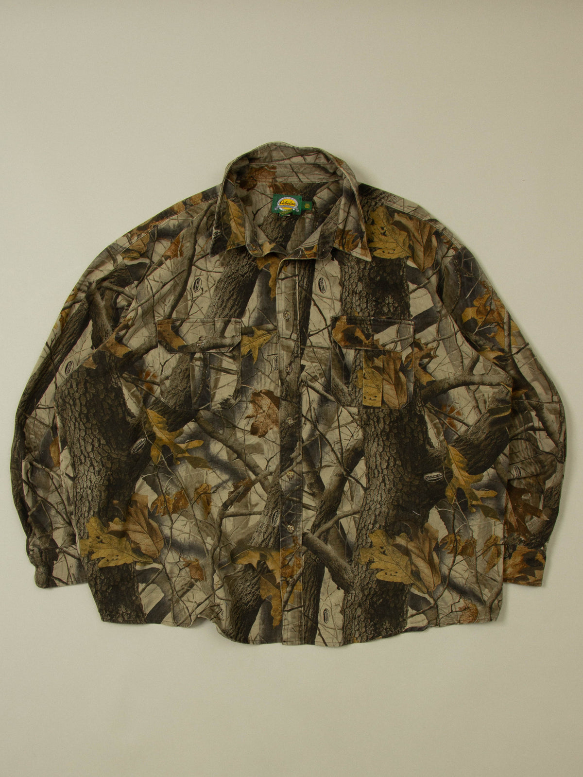 Vtg 1990s Cabela's Camo Shirt (3XL)