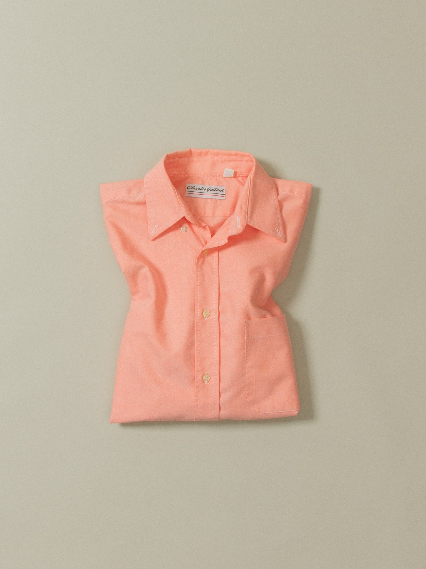 Vtg Short Sleeve Oxford Shirt (M)