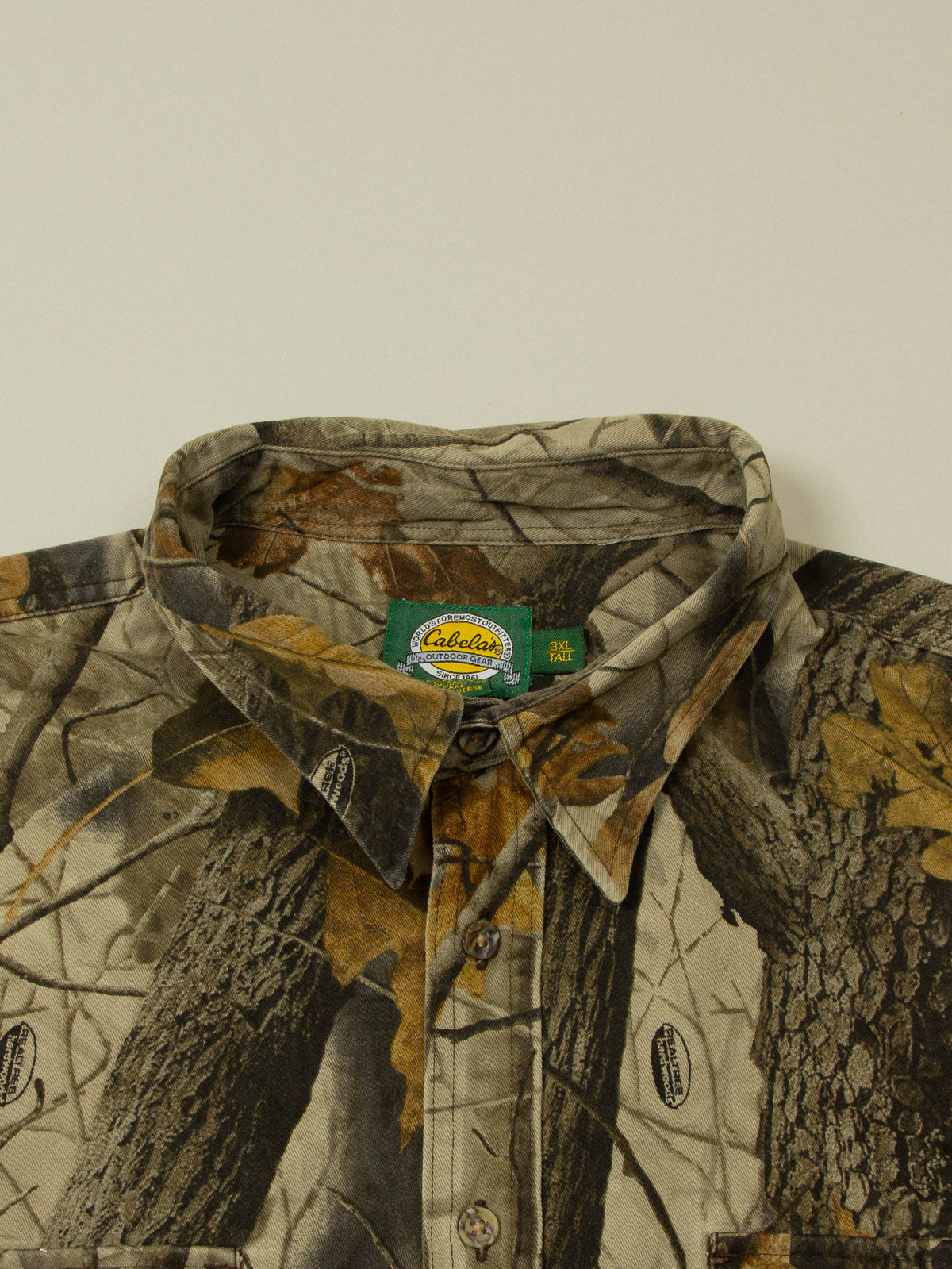 Vtg 1990s Cabela's Camo Shirt (3XL)