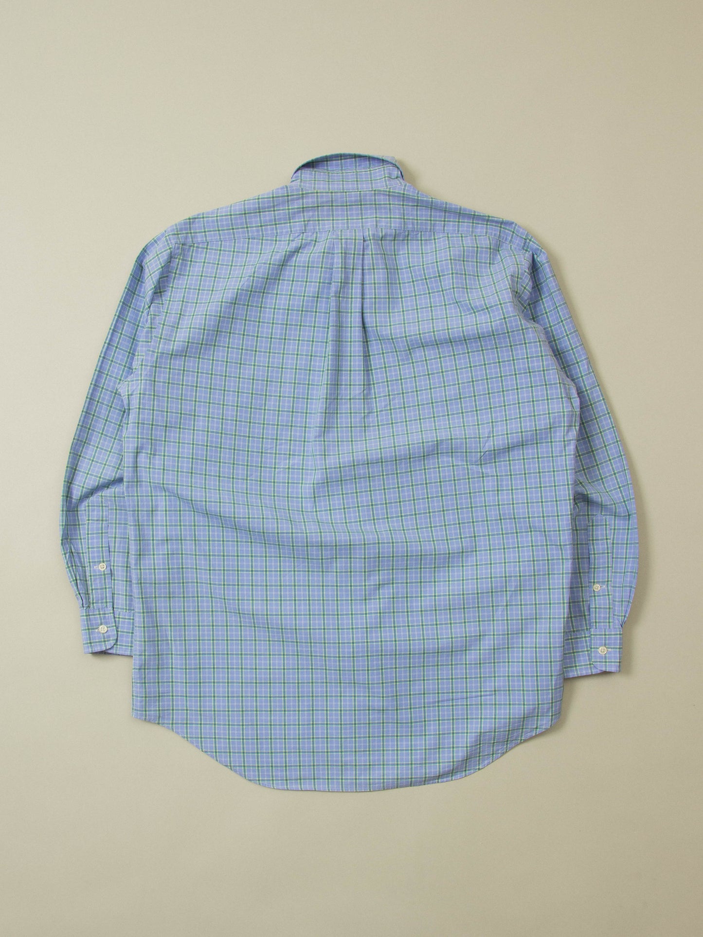 Vtg 1990s Ralph Lauren Checkered Button Down Shirt (M/L)
