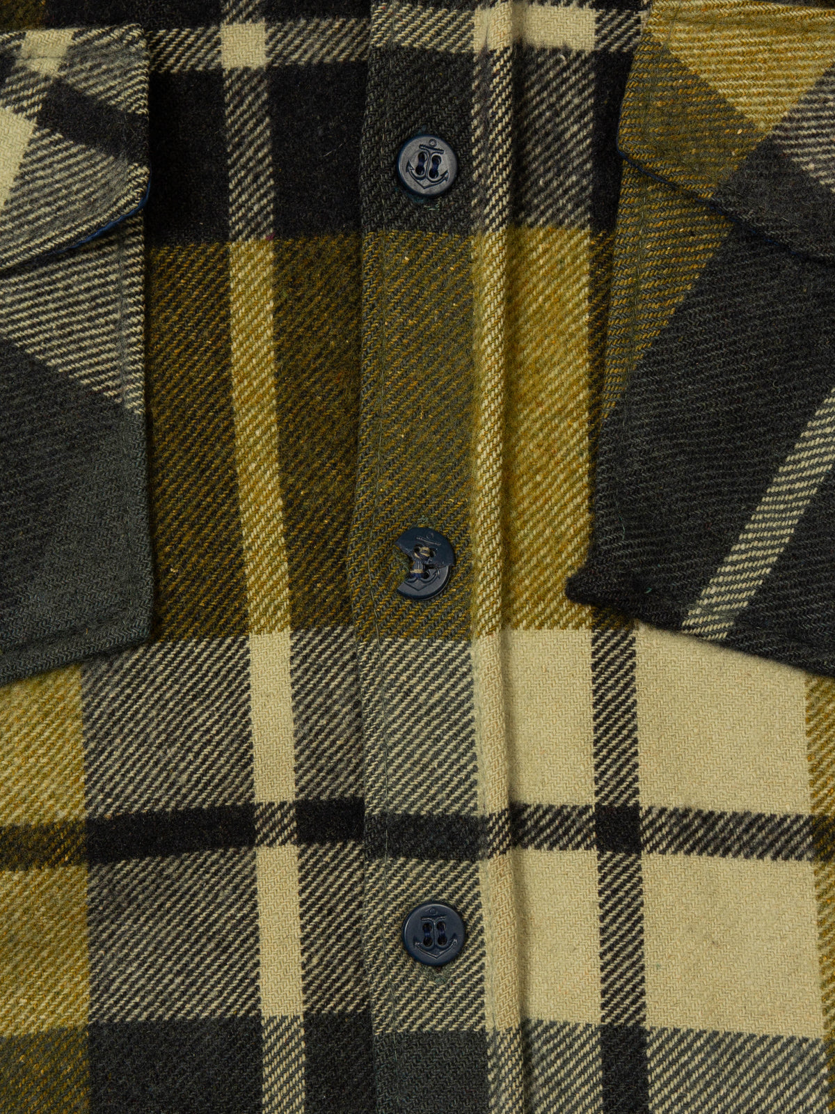 Vtg 1980s Masthead Flannel Overshirt - Made in Korea (L)
