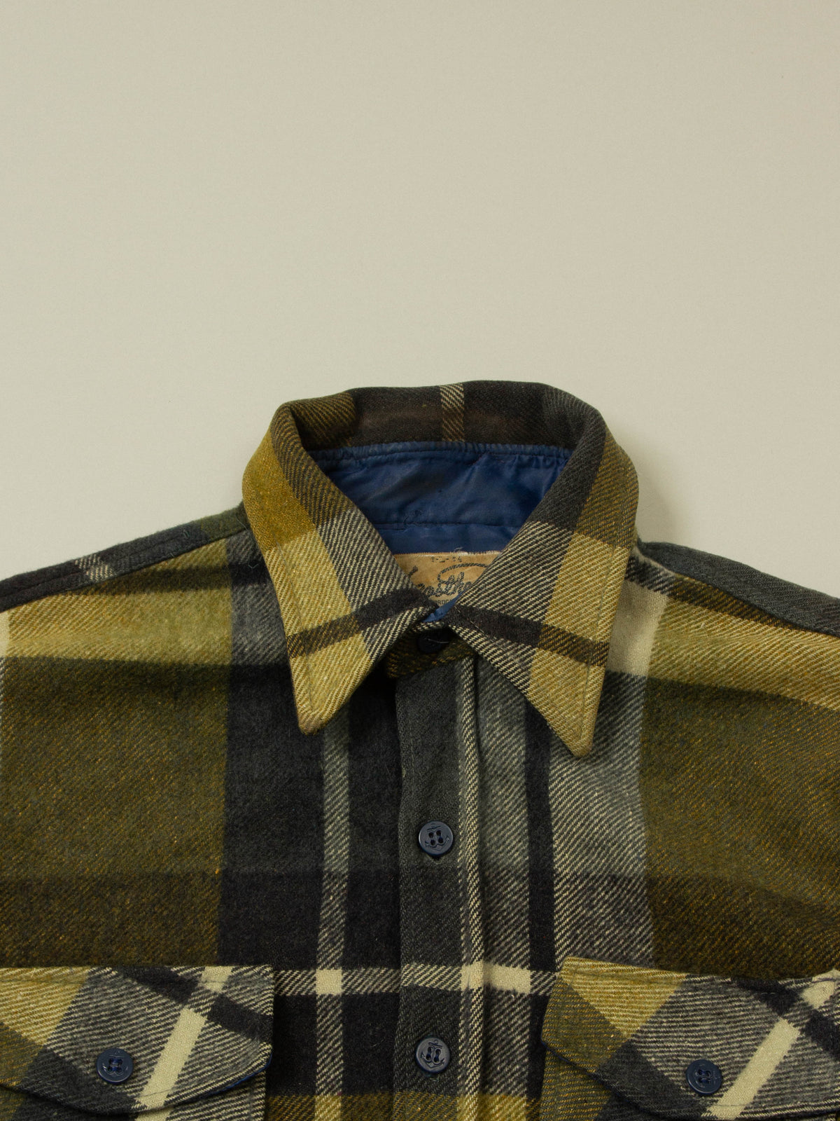 Vtg 1980s Masthead Flannel Overshirt - Made in Korea (L)