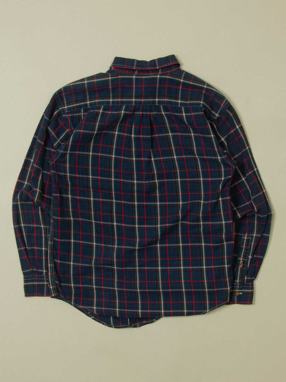 Vtg 1990s Ralph Lauren Plaid Flannel Shirt (XS)