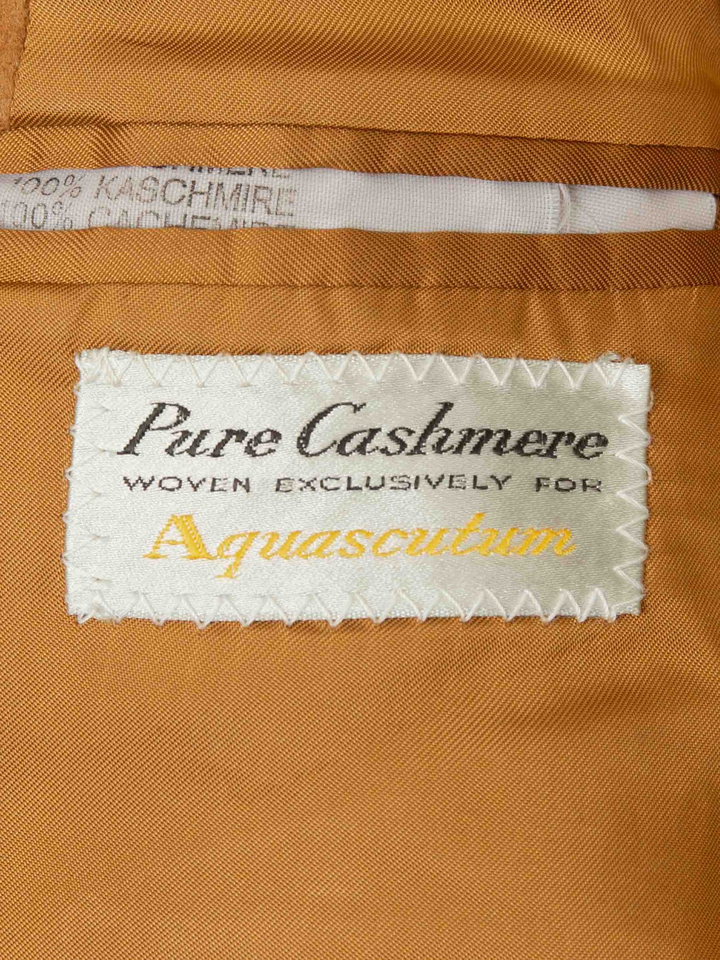 Vtg 1980s Aquascutum Cashmere Coat – Made in England (M)