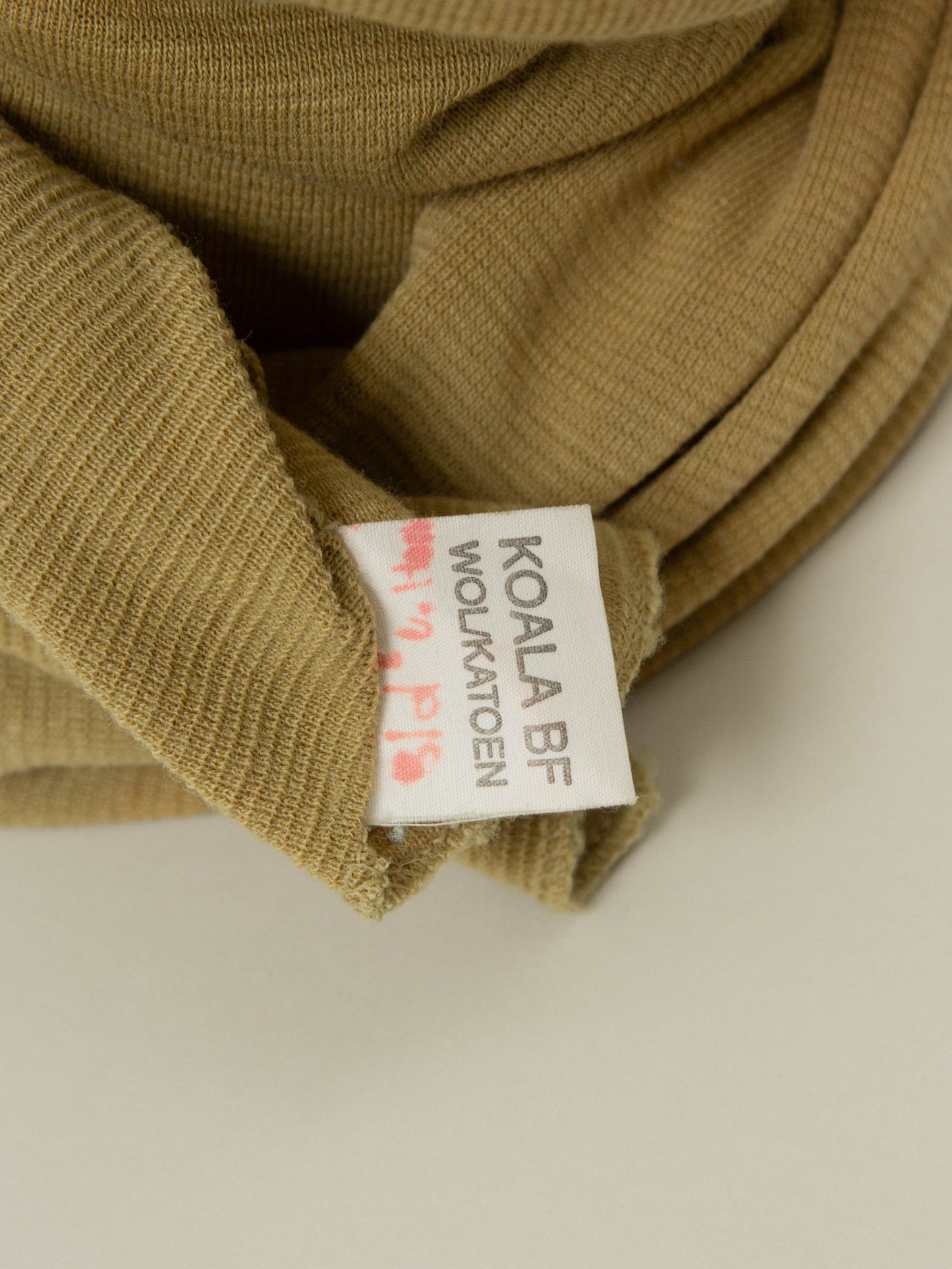 Vtg 1980s Dutch Army Pop Over Scarf