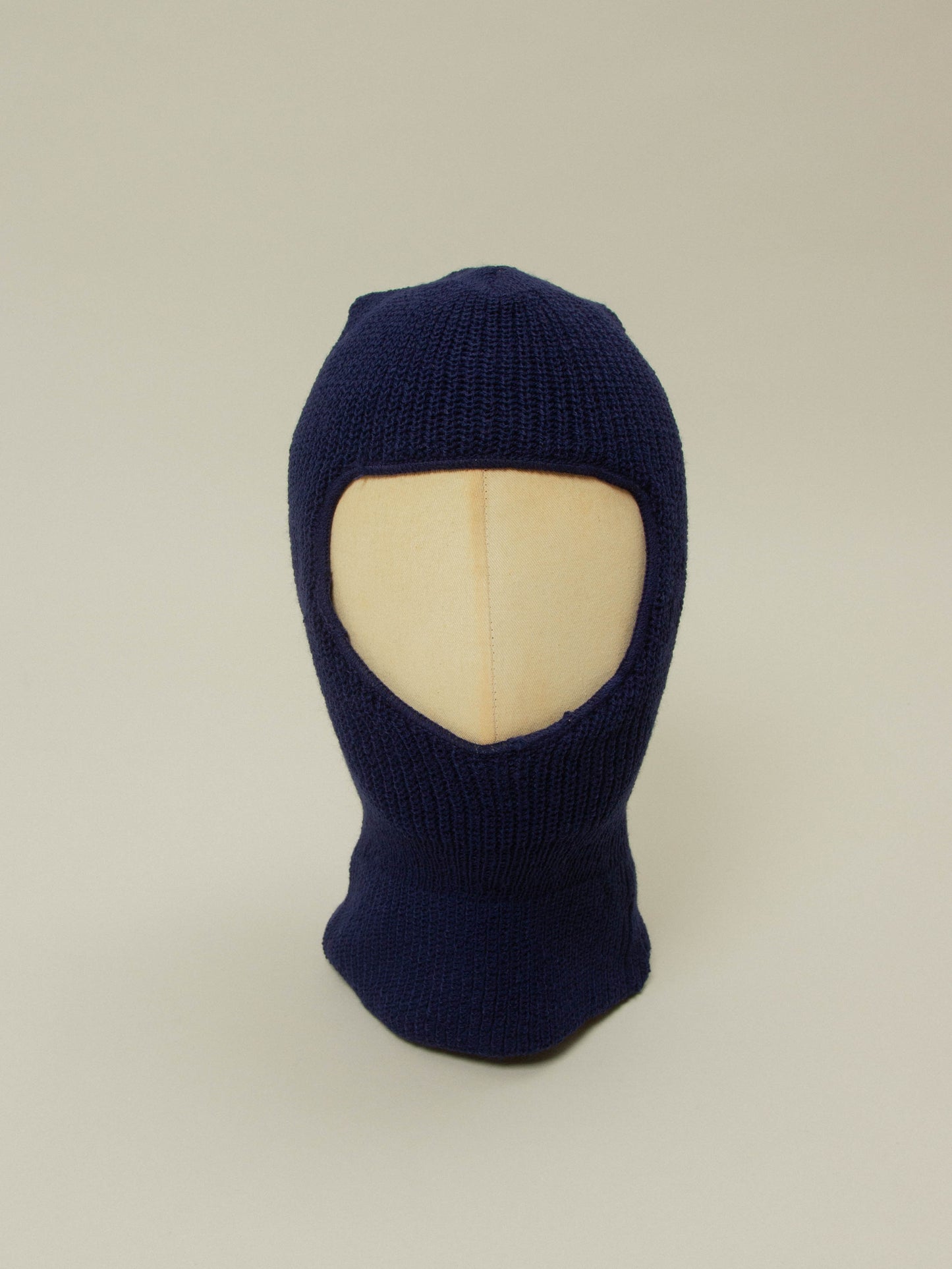 Chunky Rib Knitted Balaclava