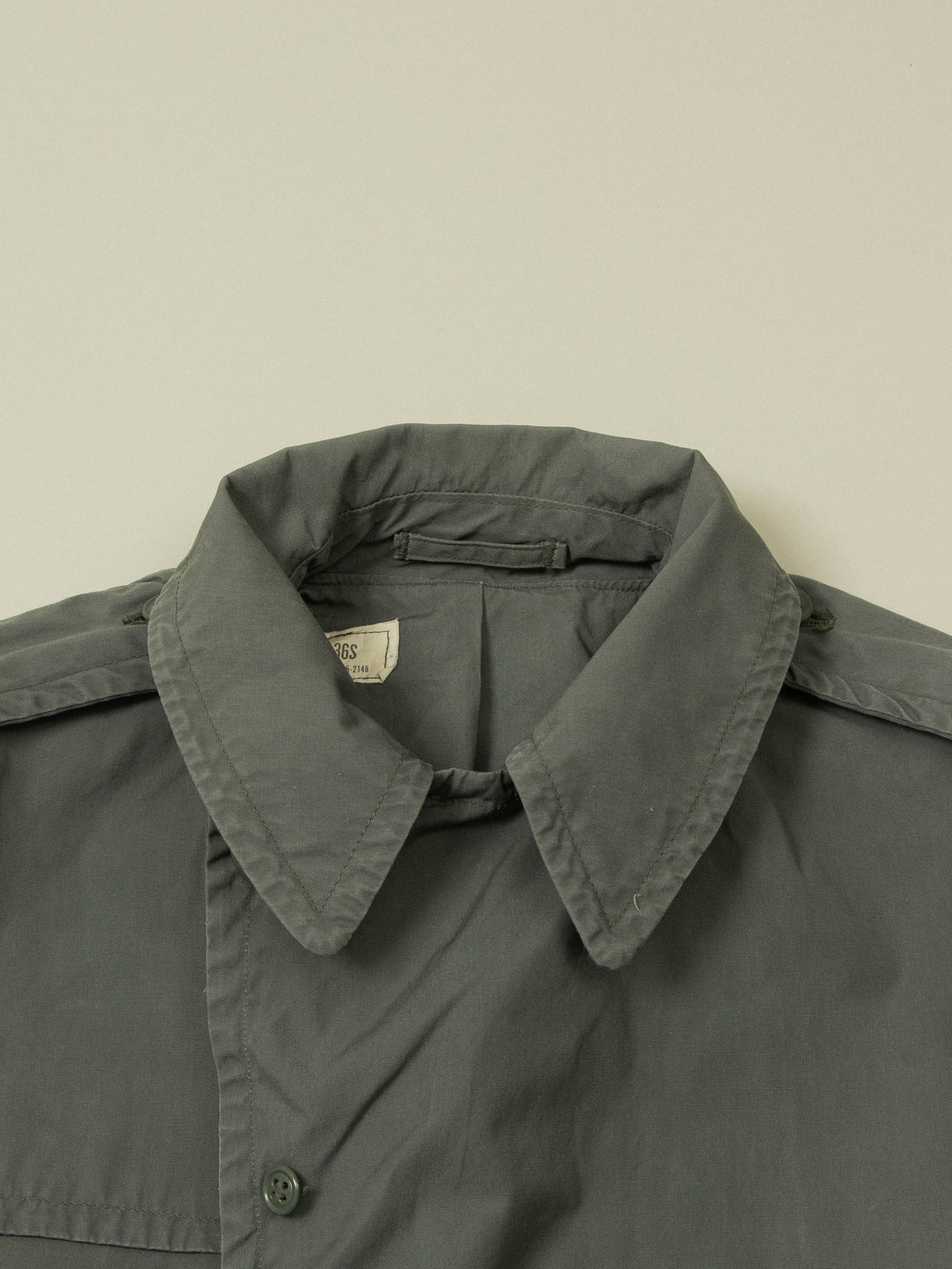 Vtg 1970s Double Breasted US Army Trench Coat (M)