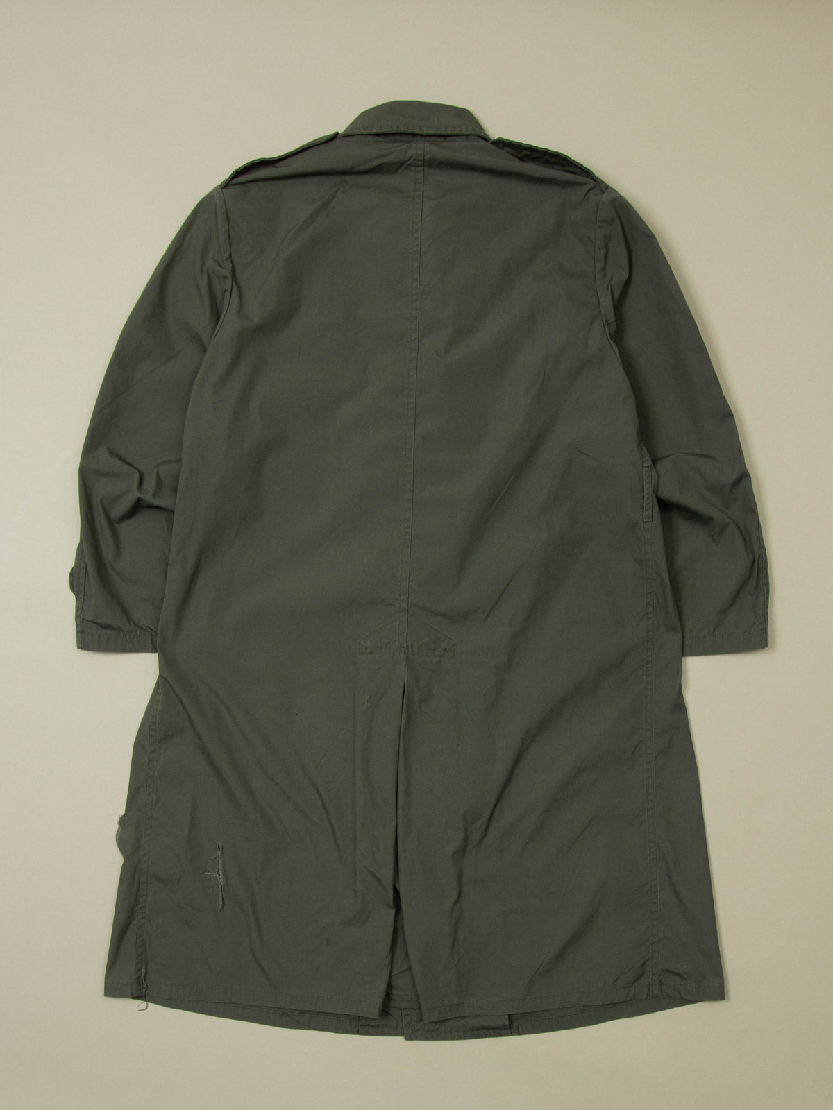 Vtg 1970s Double Breasted US Army Trench Coat (XL)