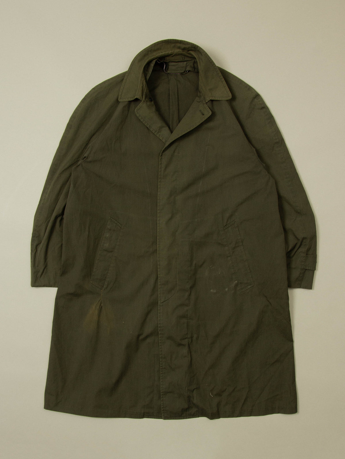 Vtg 1960s London Fog Trench/Rain Coat - Made in Usa (L)