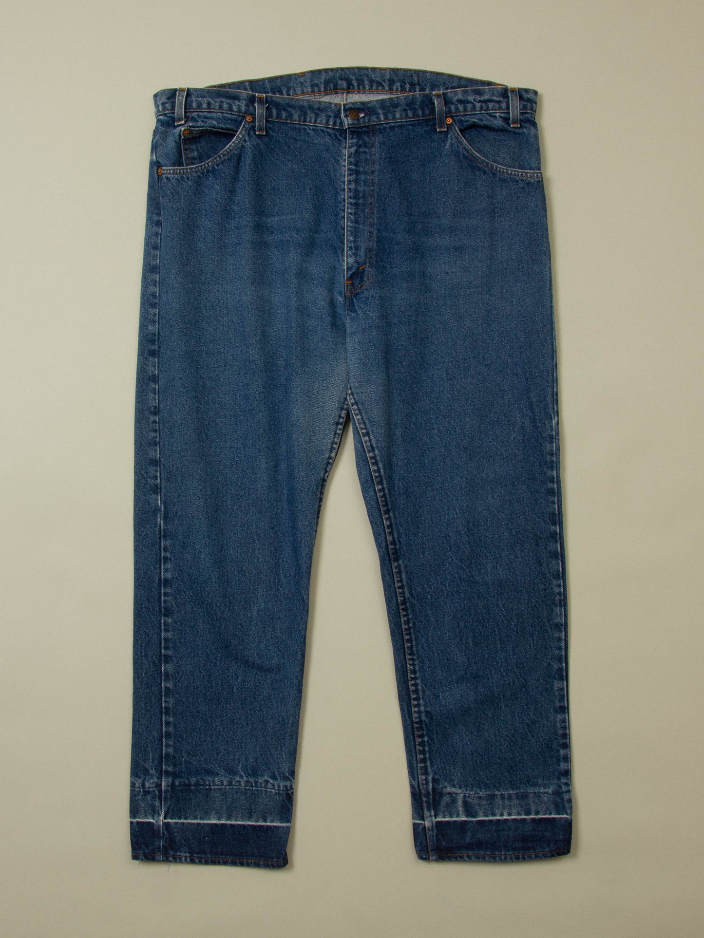 Vtg 1980s Levi's 505 Orange Tab Jeans - Made in USA (44x30)
