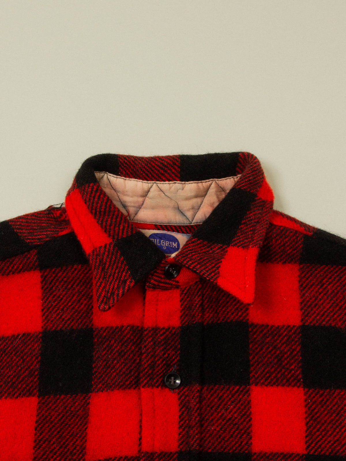 Vtg 1960s Sears Pilgrim Wool Overshirt -  Made in USA (L)