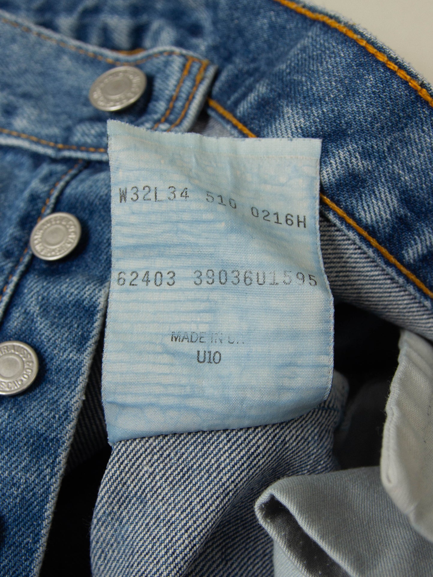 Vtg 1990s Levi's 510 Jeans - Made in UK (32x28)