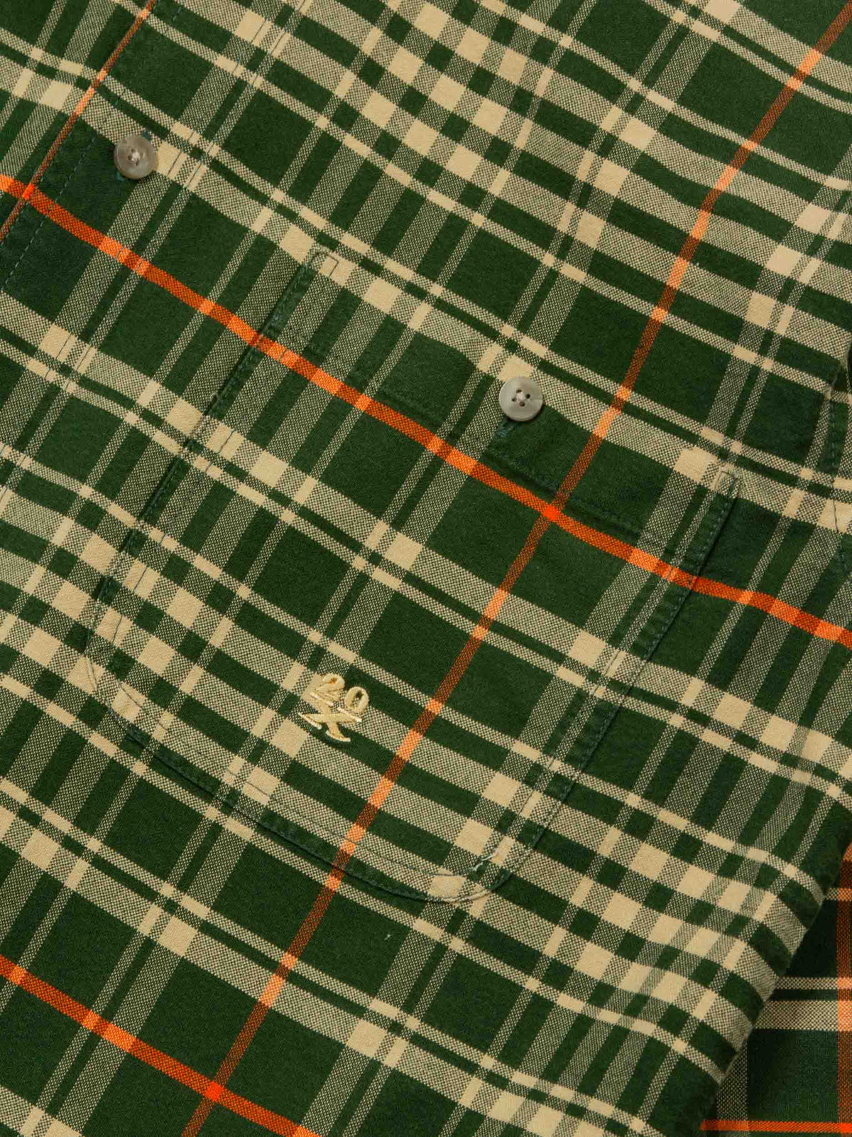 Wrangler 'Twenty X' Button Down Plaid Shirt (S/M)