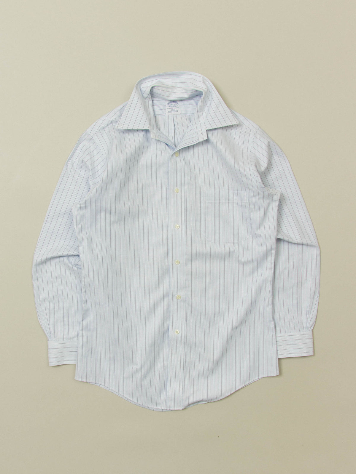 Vtg Brooks Brothers Striped Button Down Shirt (XS/S)