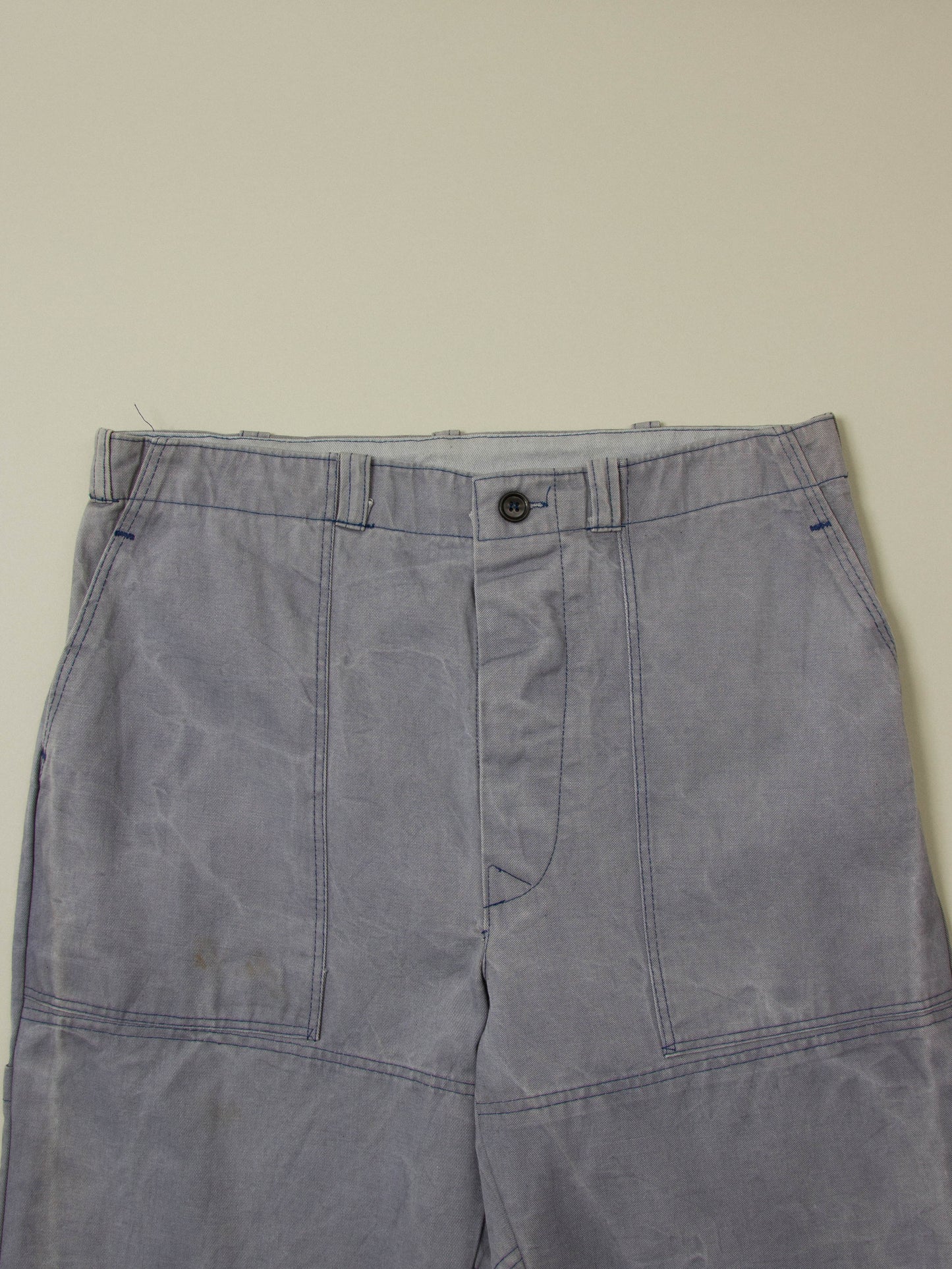 Vtg 1970s Faded Workwear 'Fatigue' Trousers (34x31)