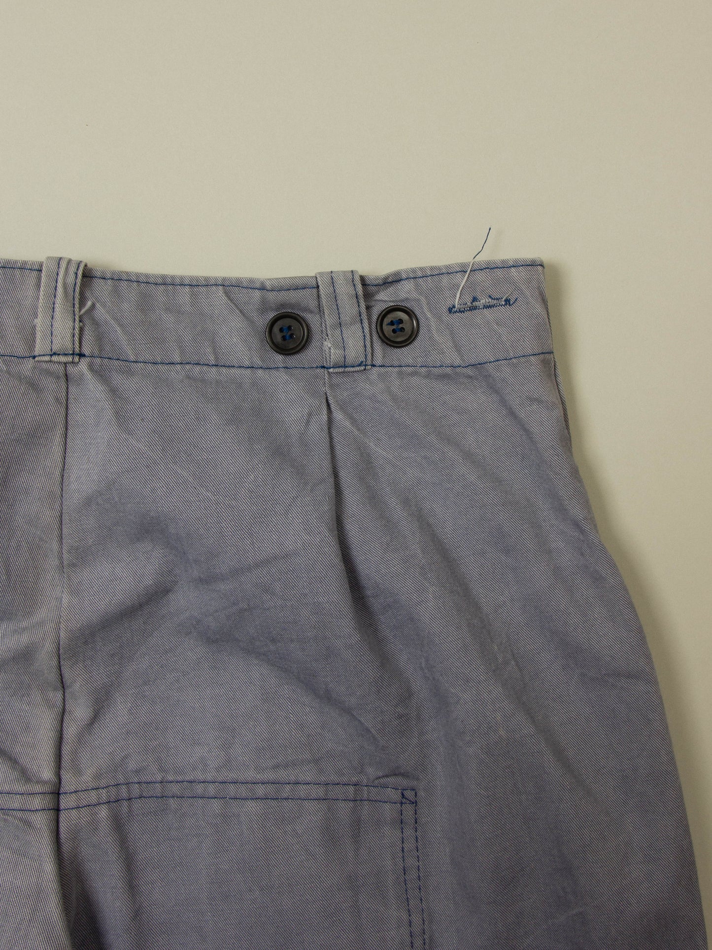 Vtg 1970s Faded Workwear 'Fatigue' Trousers (34x31)