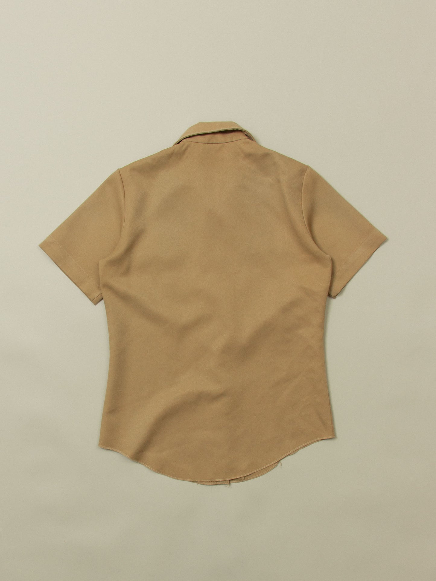 Vtg 1970s Creighton Short Sleeve Officer Shirt – Made in USA (Women's S)