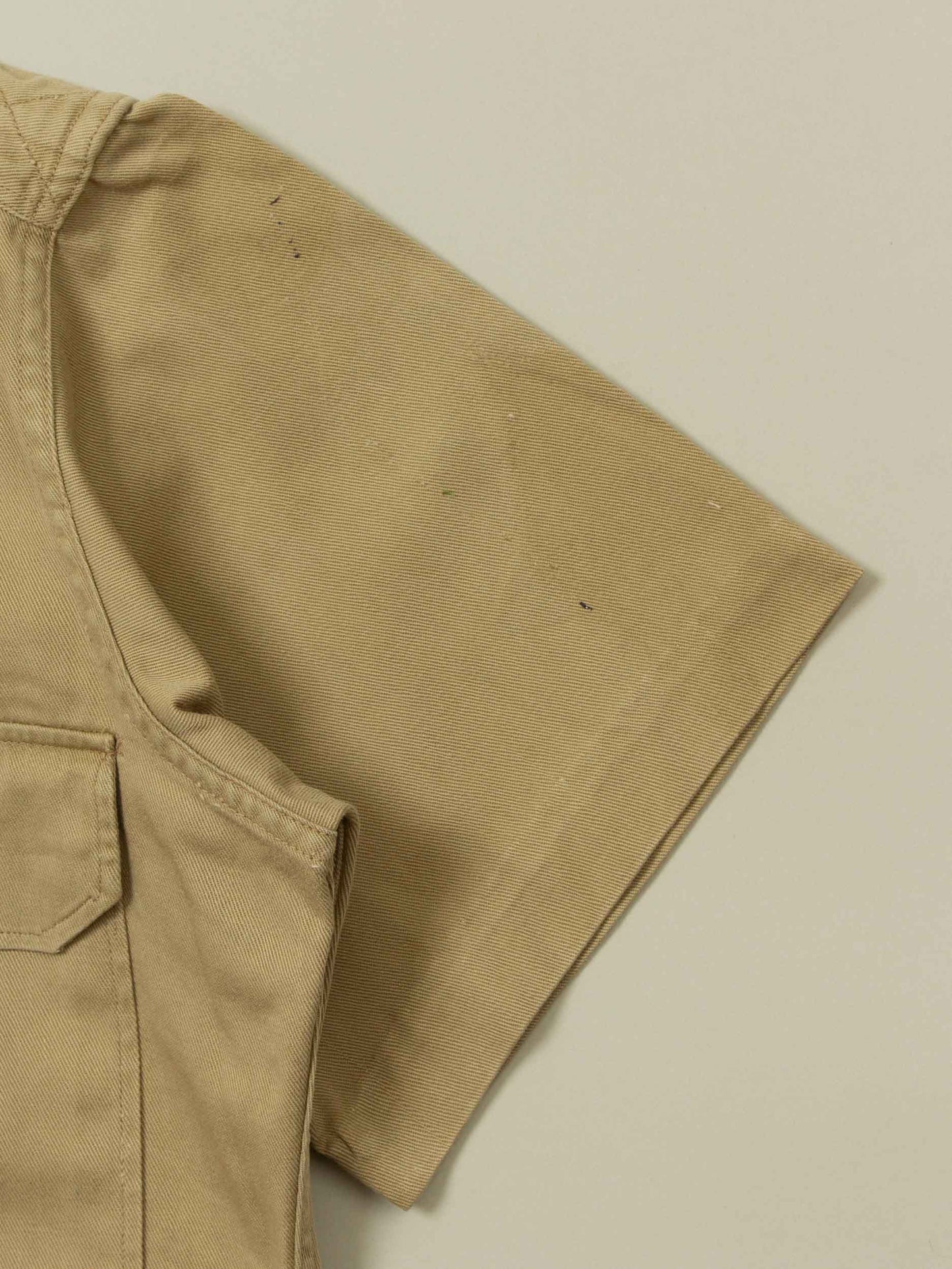 Vtg 1960s US Army Short Sleeve Officer Shirt (S/M)