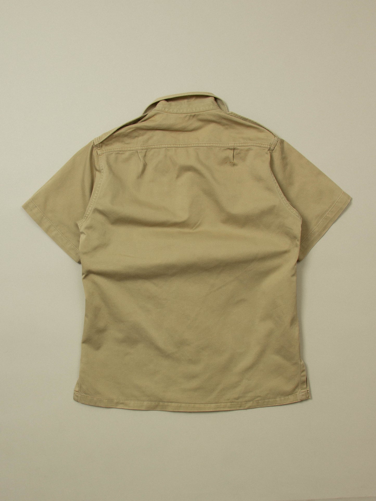 Vtg 1950s US Army Short Sleeve Officer Shirt (S)