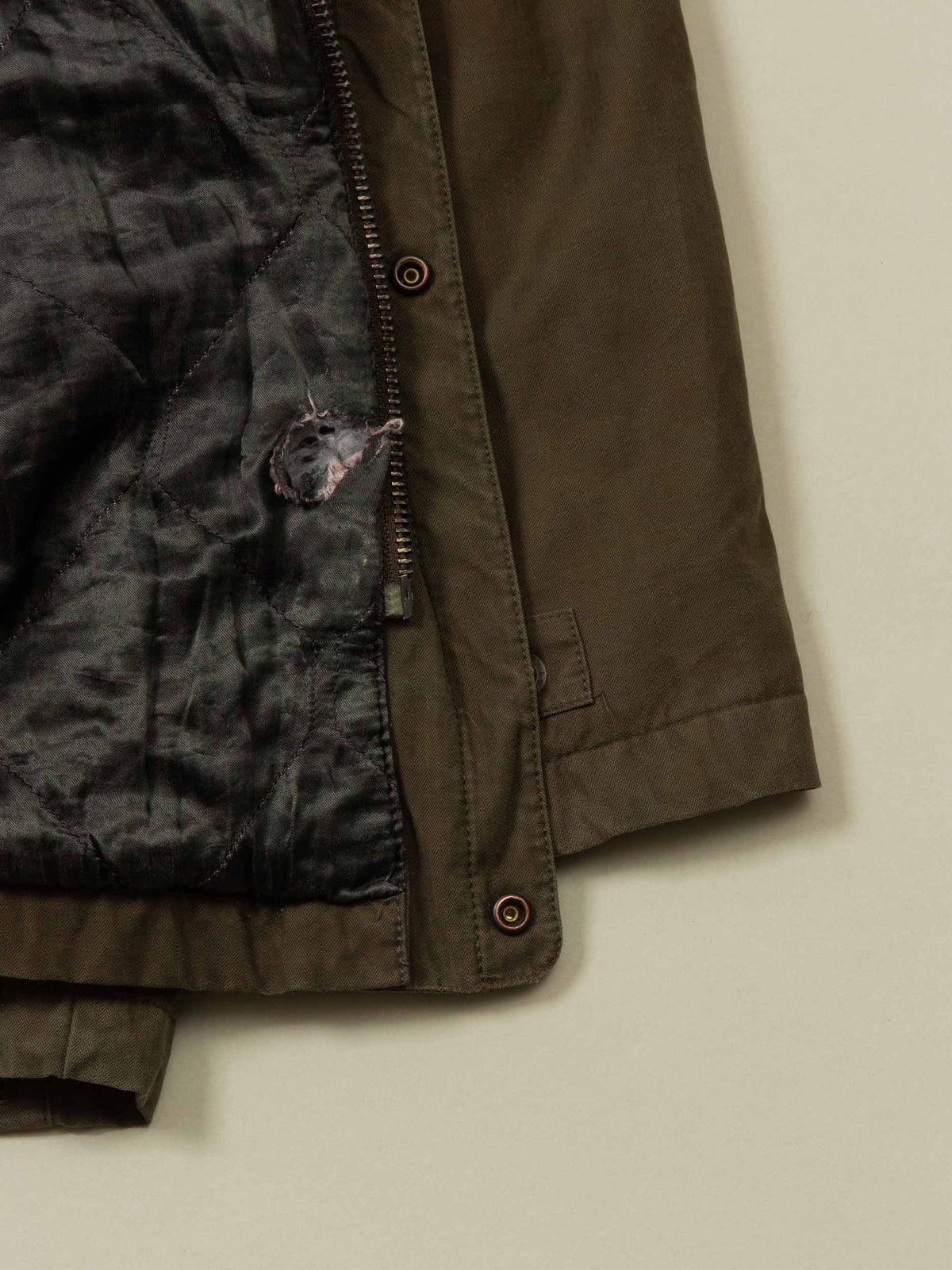 Vtg Herringbone Twill Nautica Jacket (L)