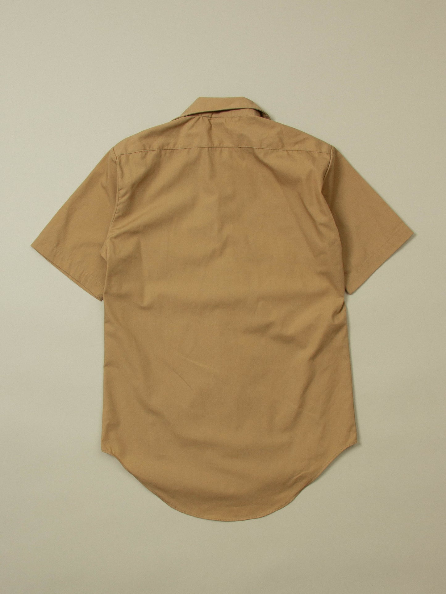 Vtg 1980s US Army Khaki Officer Shirt (S)