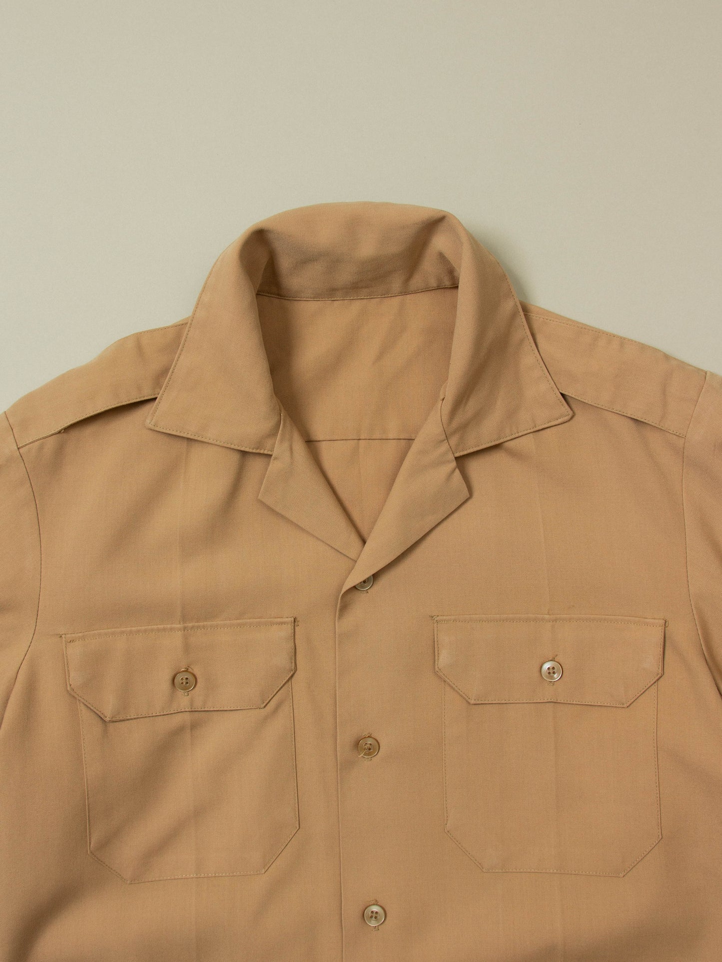 Vtg US Army Short Sleeve Officer Shirt (S)